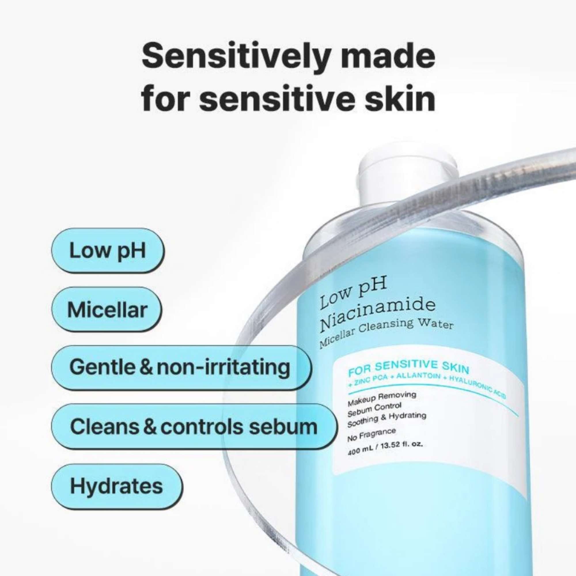 Cosrx Low pH Niacinamide Micellar Cleansing Water 400 ml