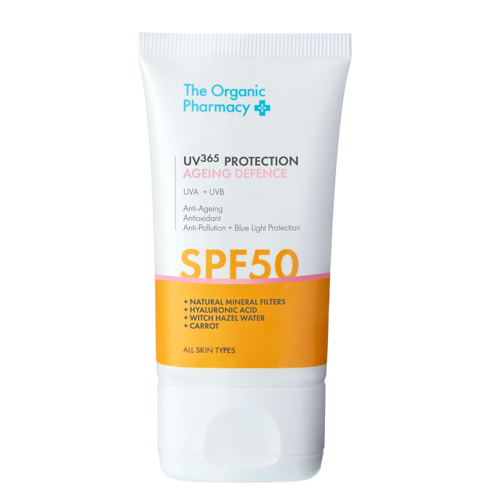 The Organic Pharmacy Suncare UV 365 Protection Ageing Defence SPF50 40 ml