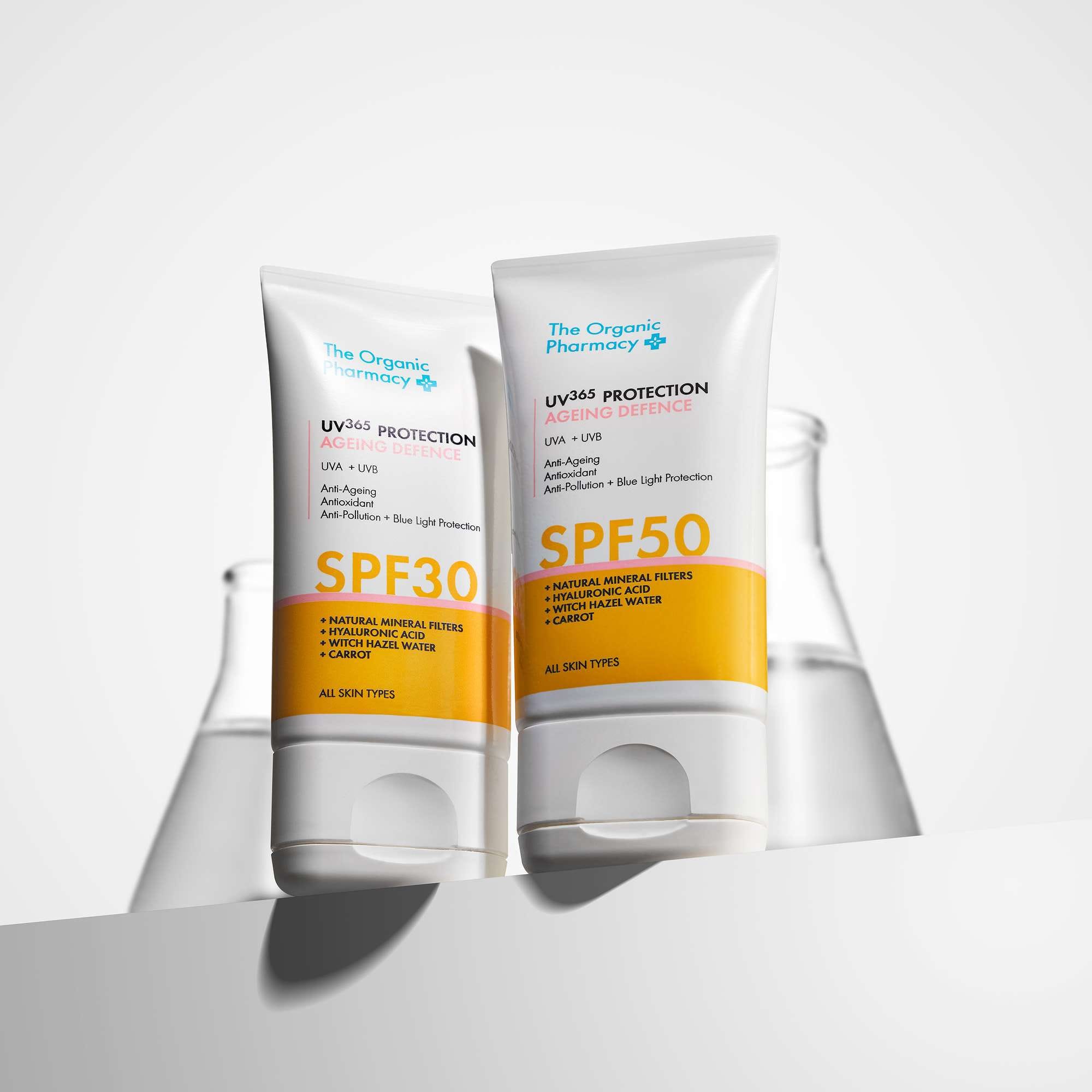 The Organic Pharmacy Suncare UV 365 Protection Ageing Defence SPF50 40 ml