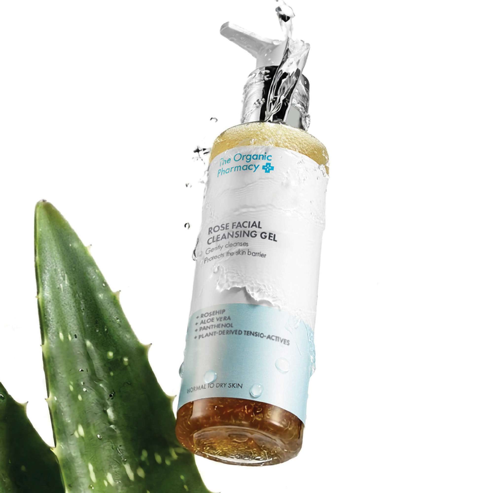 The Organic Pharmacy Face Rose Facial Cleansing Gel 200 ml