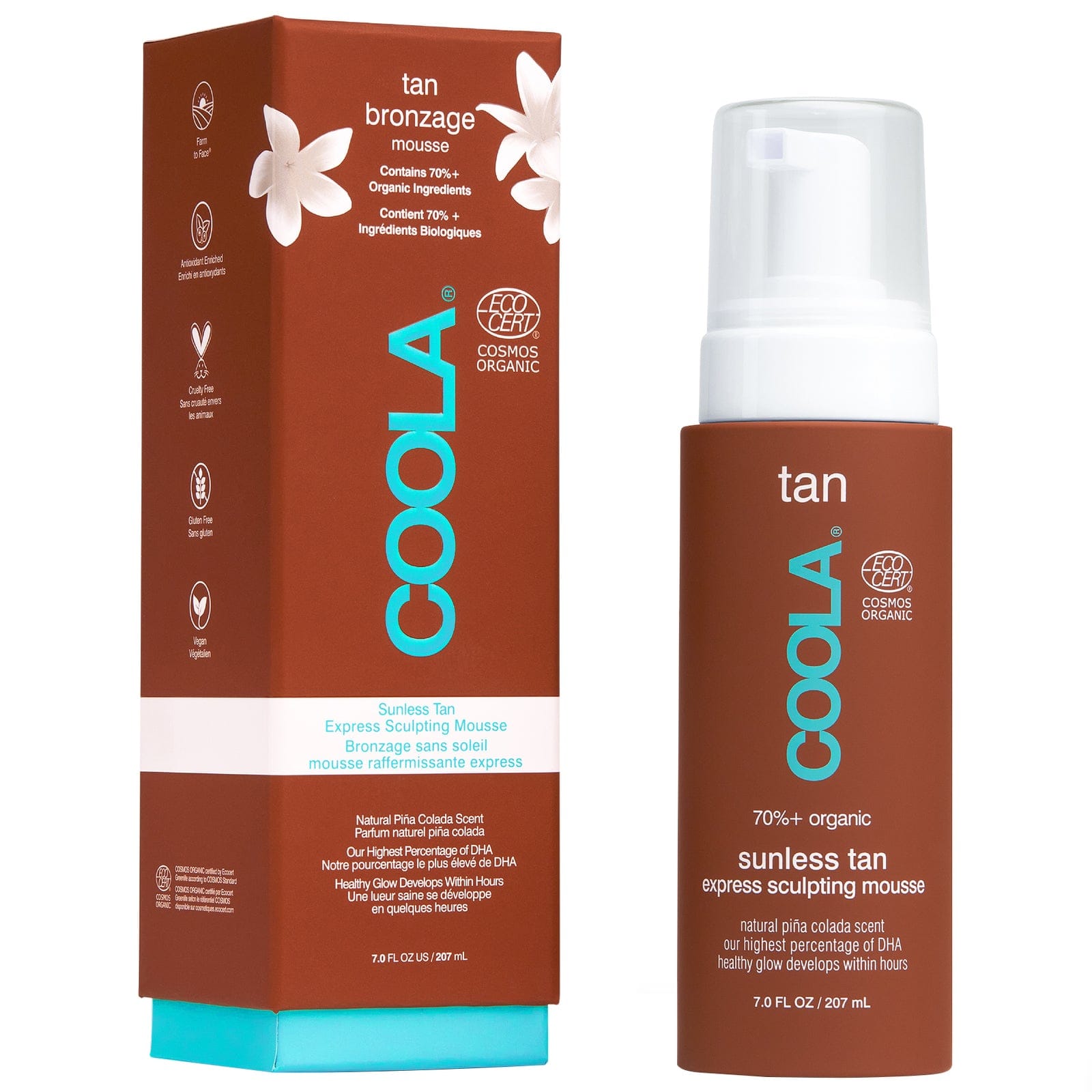 Coola Sunless Tan Express Sculpting Mousse 207 ml