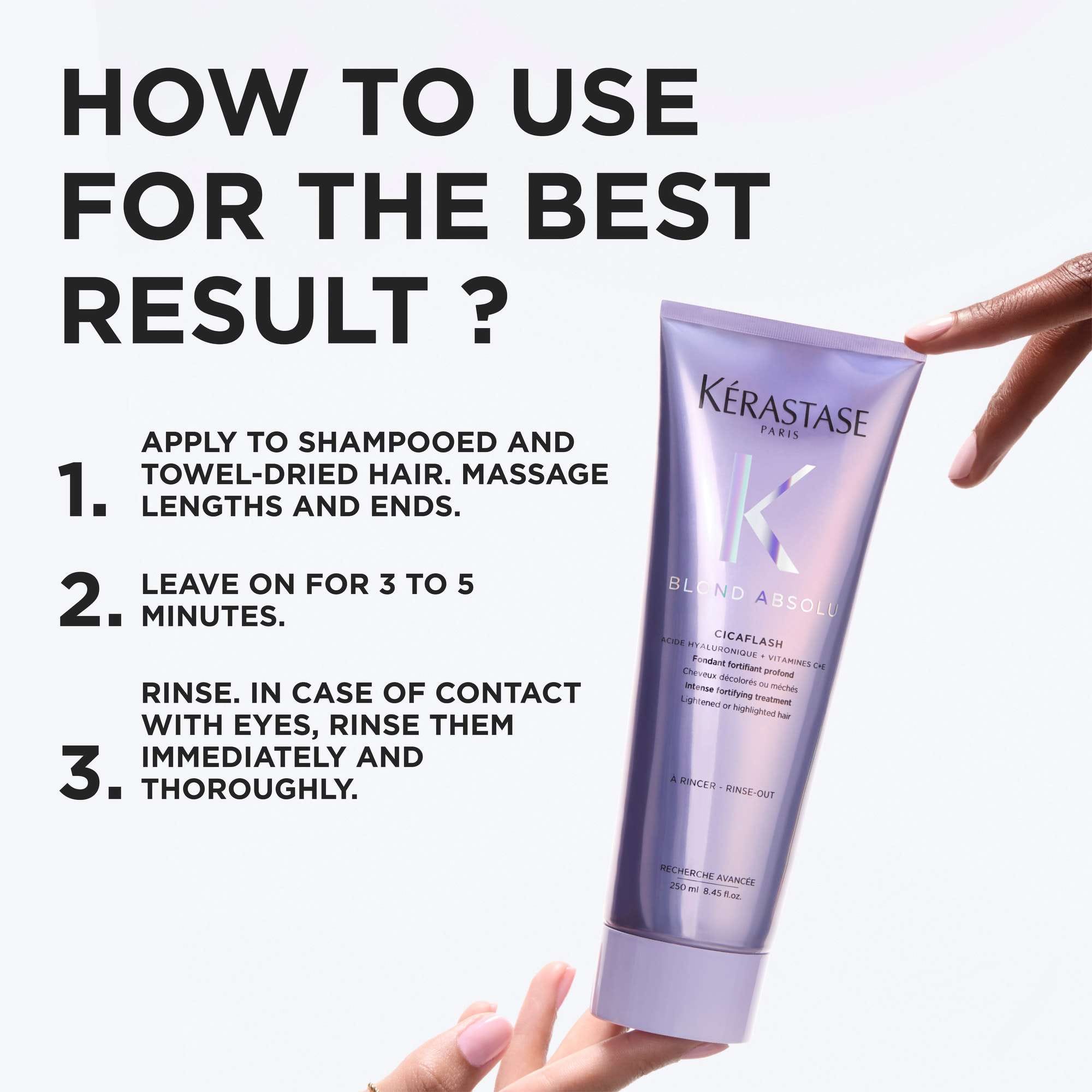 Kérastase Blond Absolu Cicaflash: Intense Fortifying Treatment Conditioner 250 ml