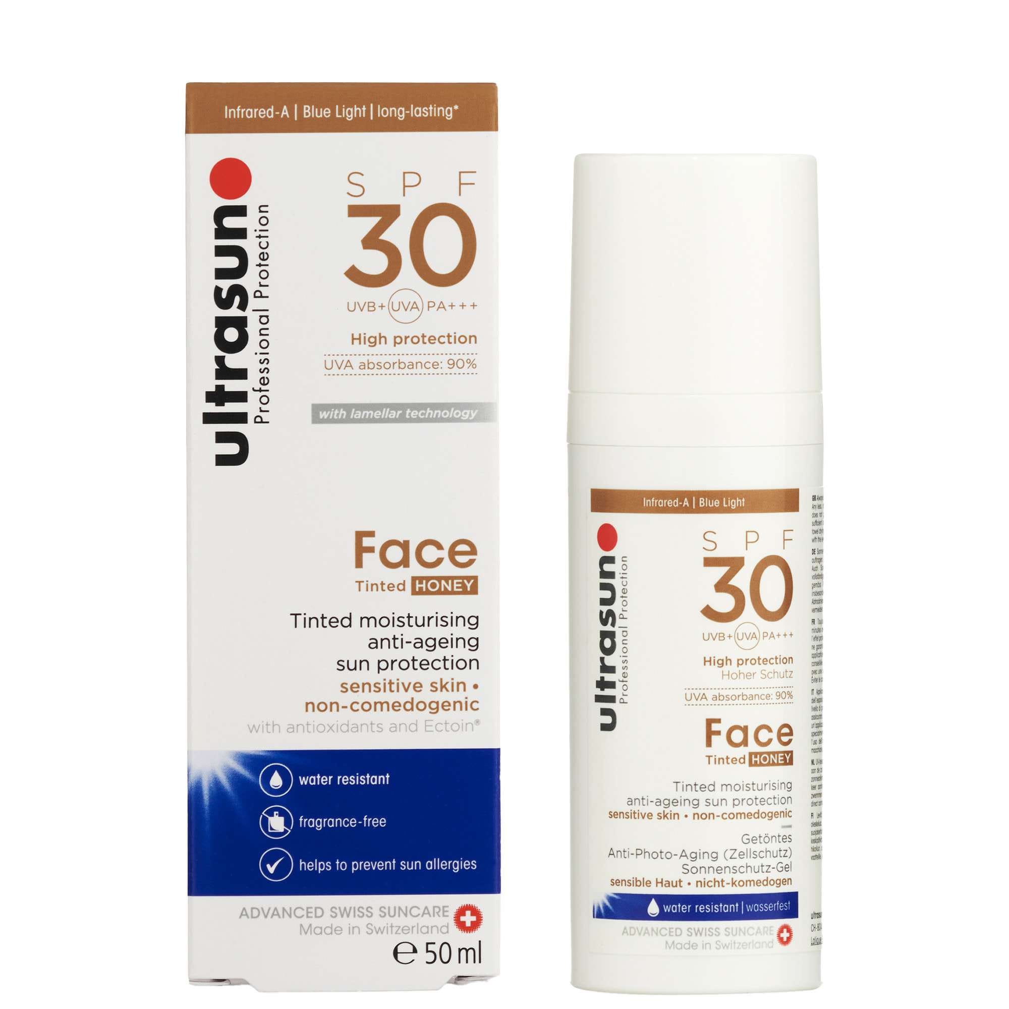 Ultrasun Anti - Ageing SPF30 Tinted Honey 50 ml