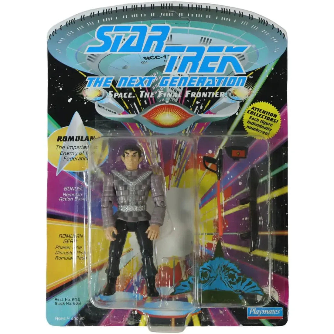 Playmates Toys Star Trek: The Next Generation - Romulan Action Figure (4.5") - Playmates Toys - (1992)
