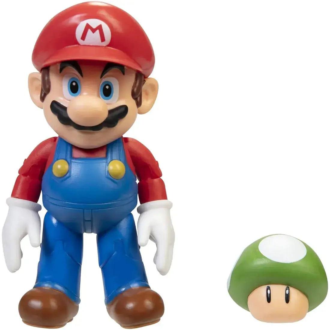 Jakks Pacific Super Mario - Mario with 1 - UP Mushroom Action Figure (4") - Jakks Pacific