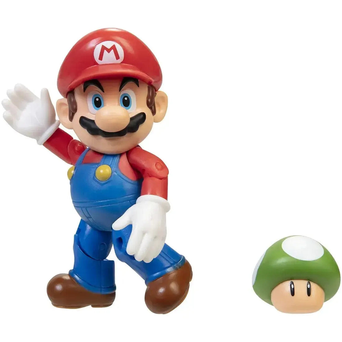 Jakks Pacific Super Mario - Mario with 1 - UP Mushroom Action Figure (4") - Jakks Pacific