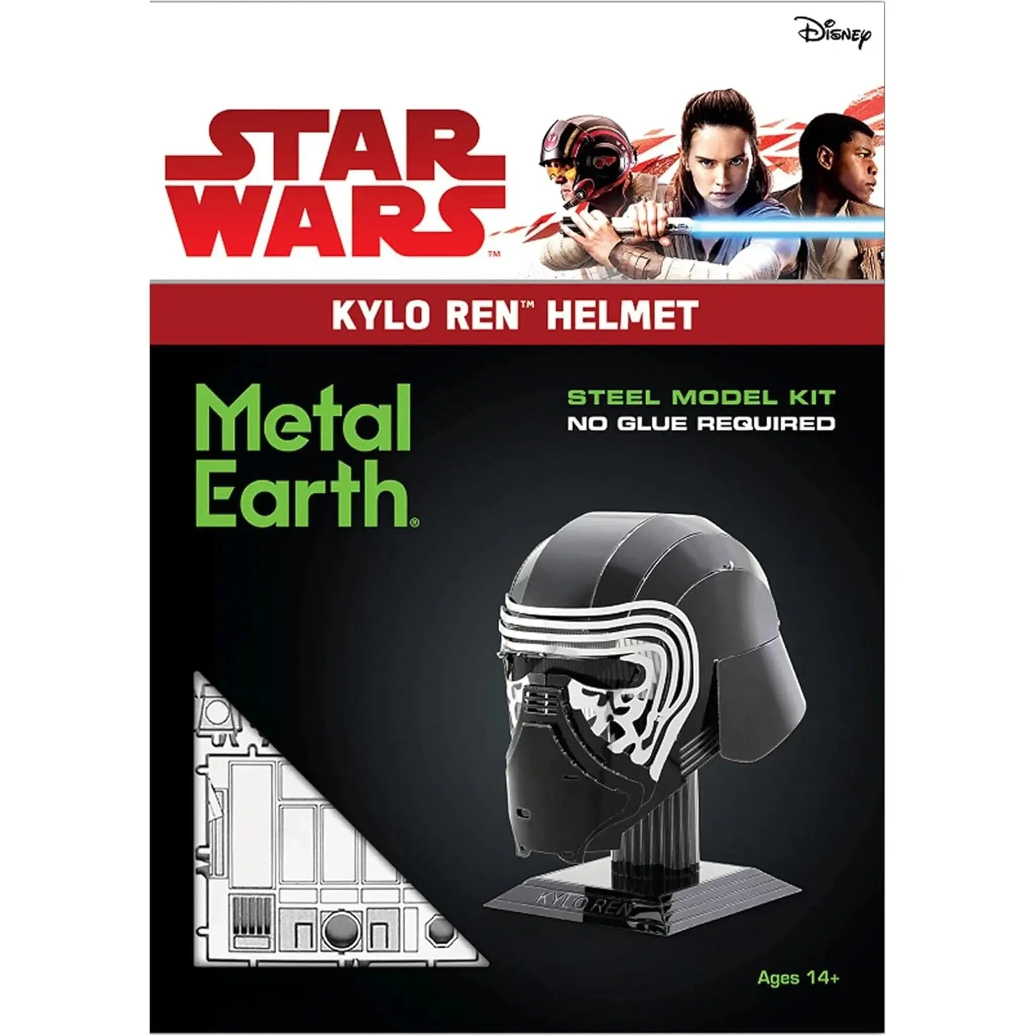 Fascinations Star Wars - Kylo Ren Helmet Figure Model Kit (Steel, Moderate Difficulty) - Fascinations - Metal Earth Series