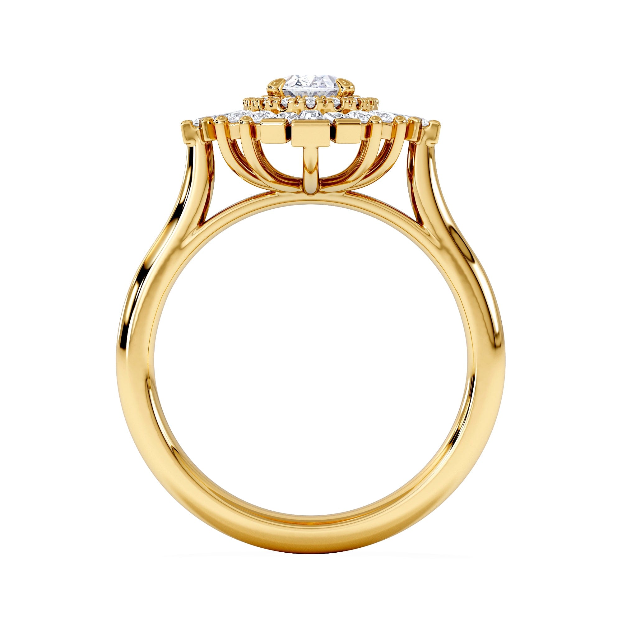 Diamond The Radiance Lab Diamond Ring 1.08ct H/SI Set in 9K Gold