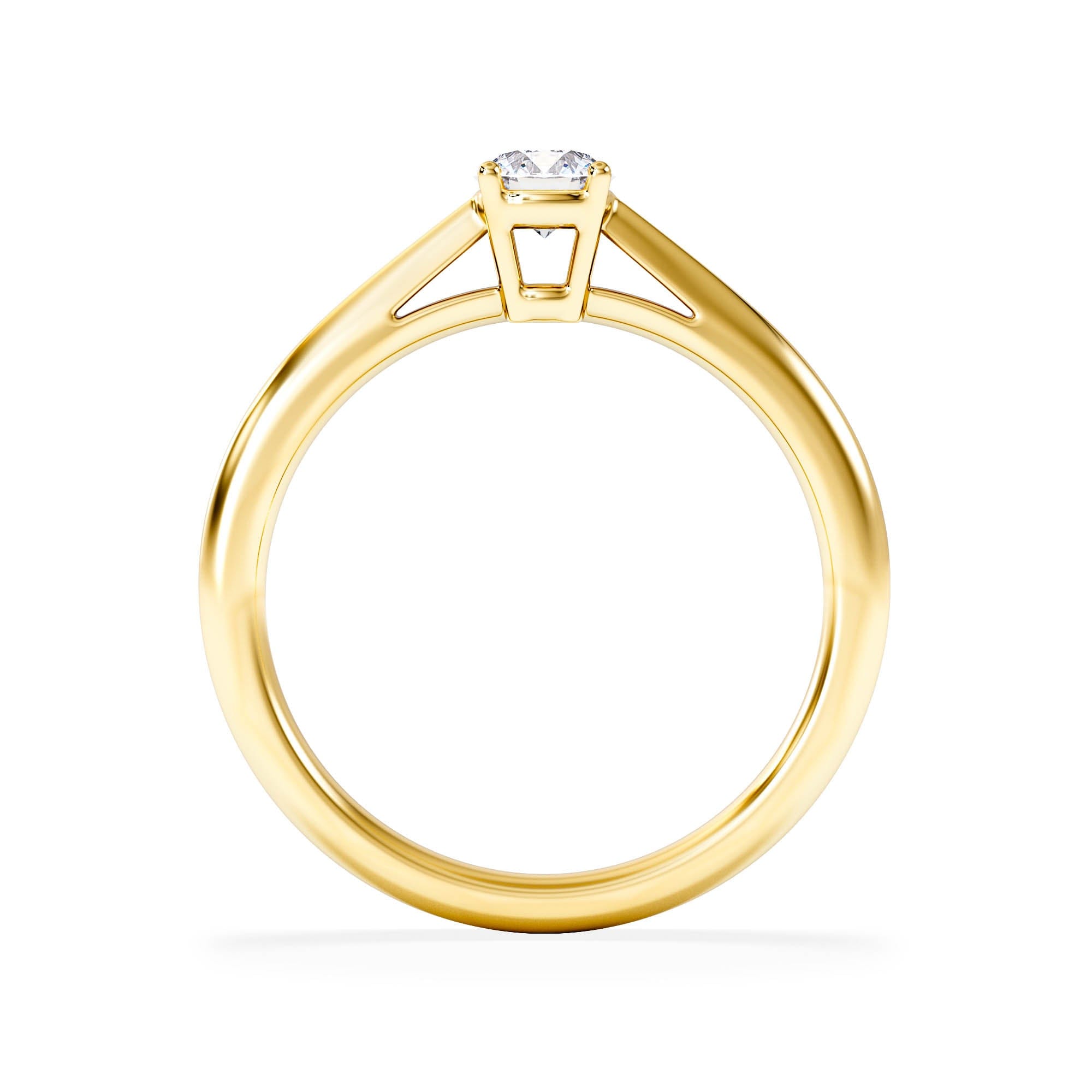 Diamond Engagement Ring Elysia 0.33ct Lab Diamond G/Vs in 18K Gold