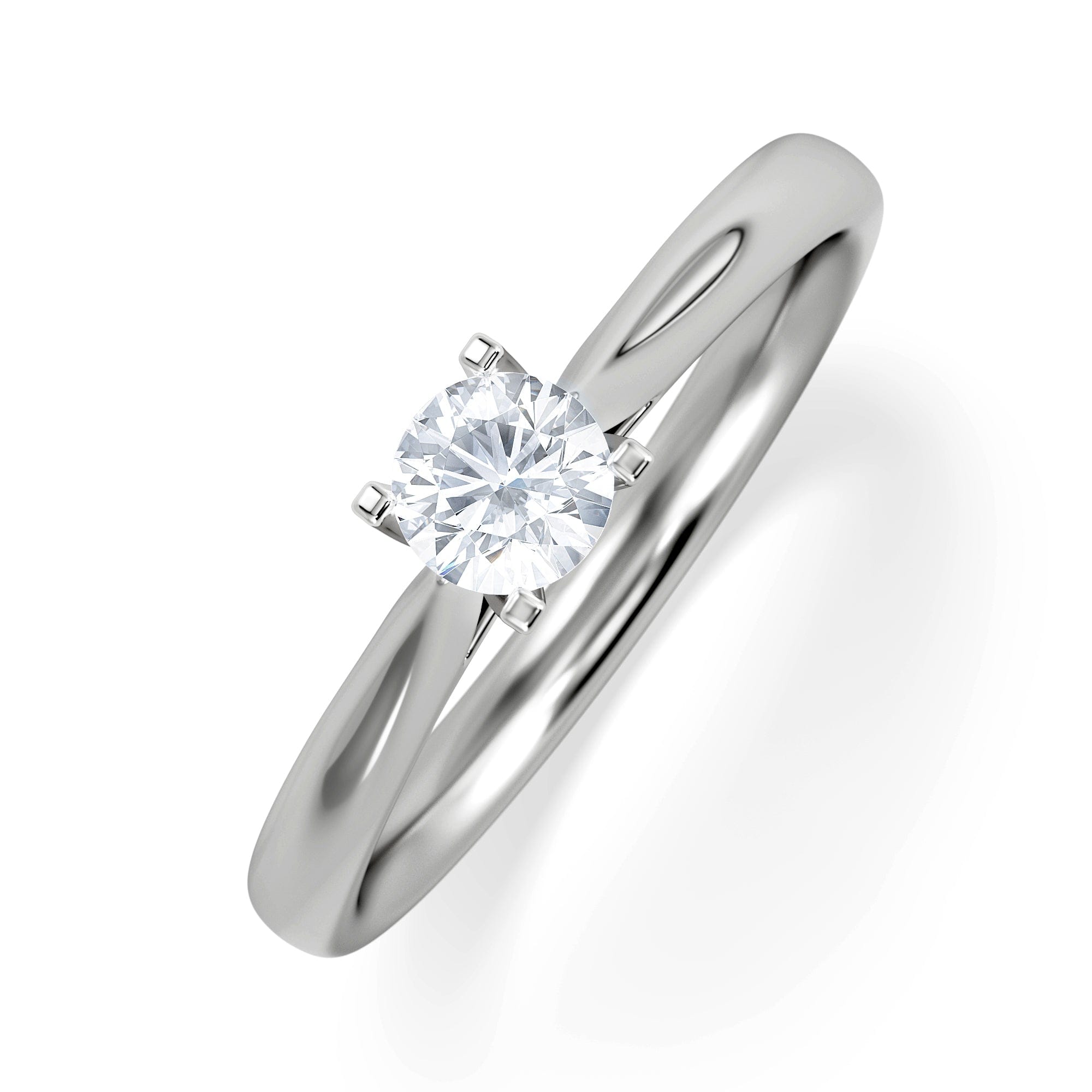 Diamond Engagement Ring Grace 0.33ct Lab Diamond G/Vs in Platinum
