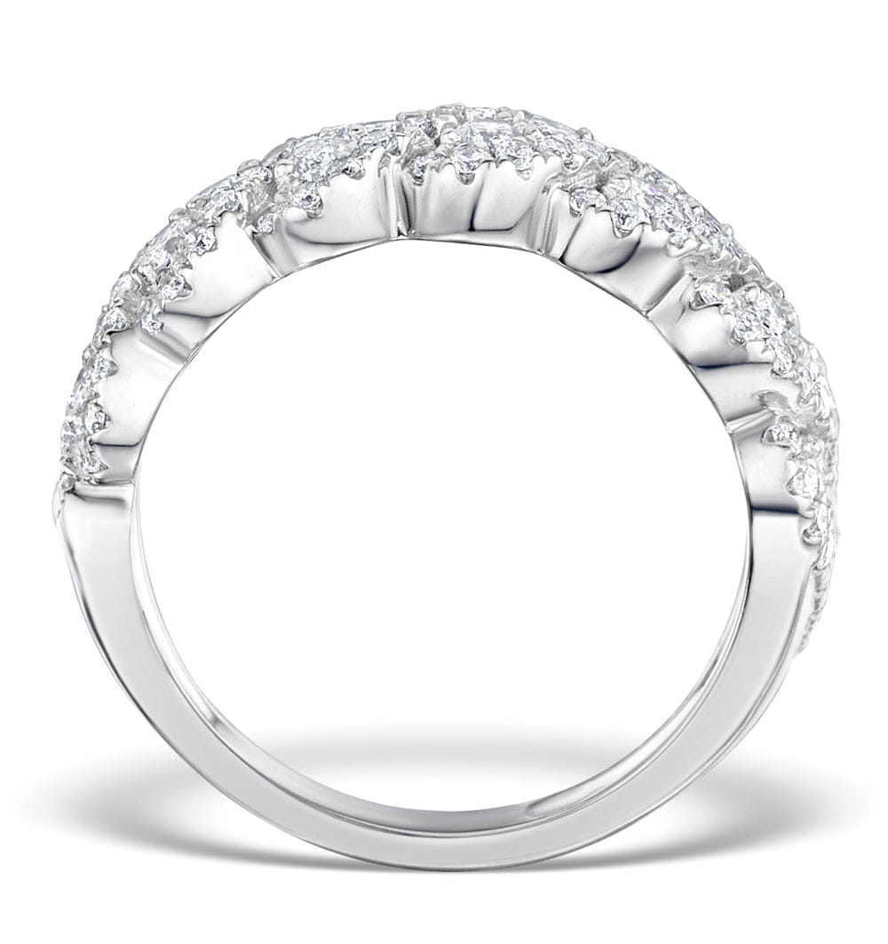 Diamond Lab Diamond Weave Ring 1CT H/Si in 9K Gold - N4545Y