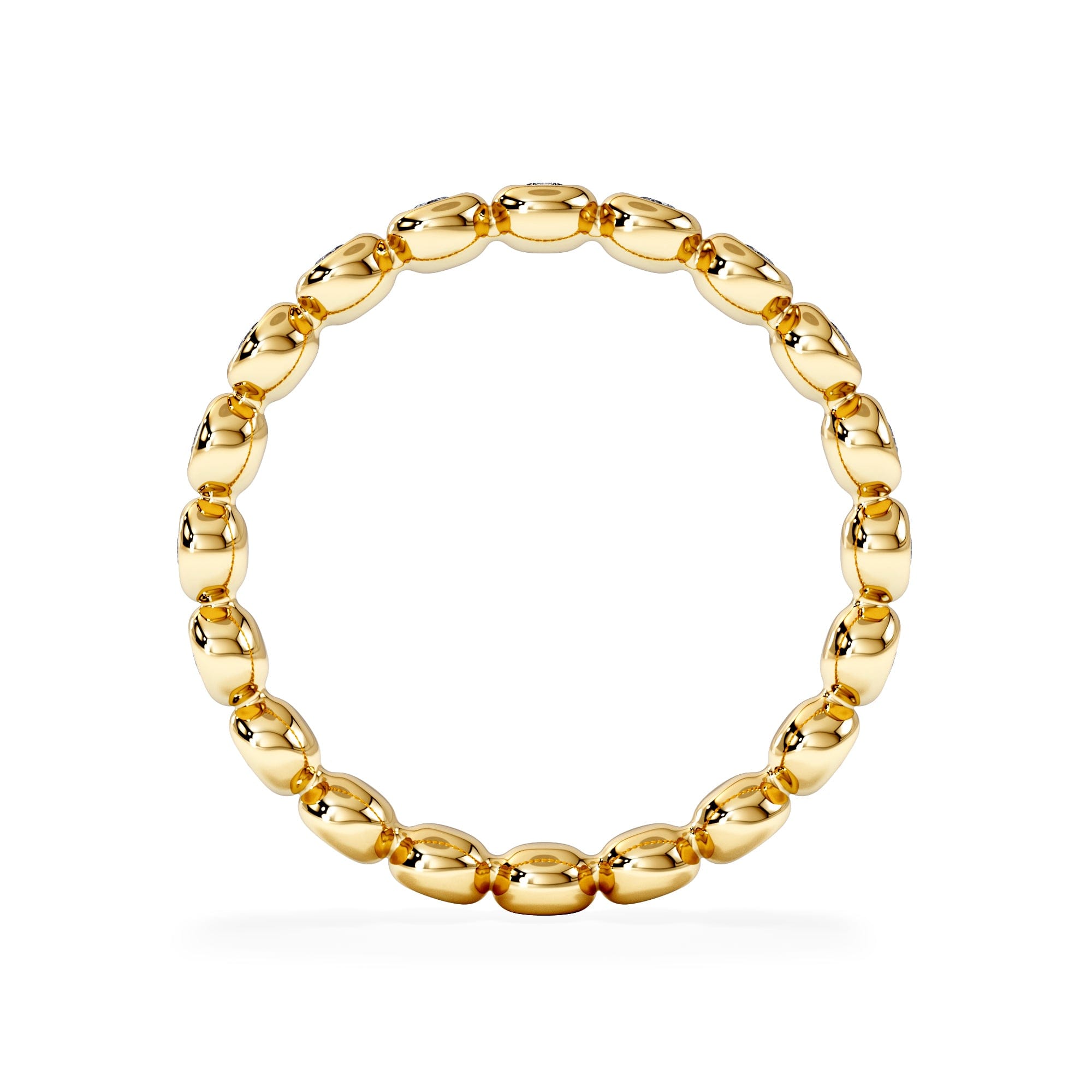 Diamond Lab Diamond Rubover Eternity Ring 0.33ct in 9K Gold
