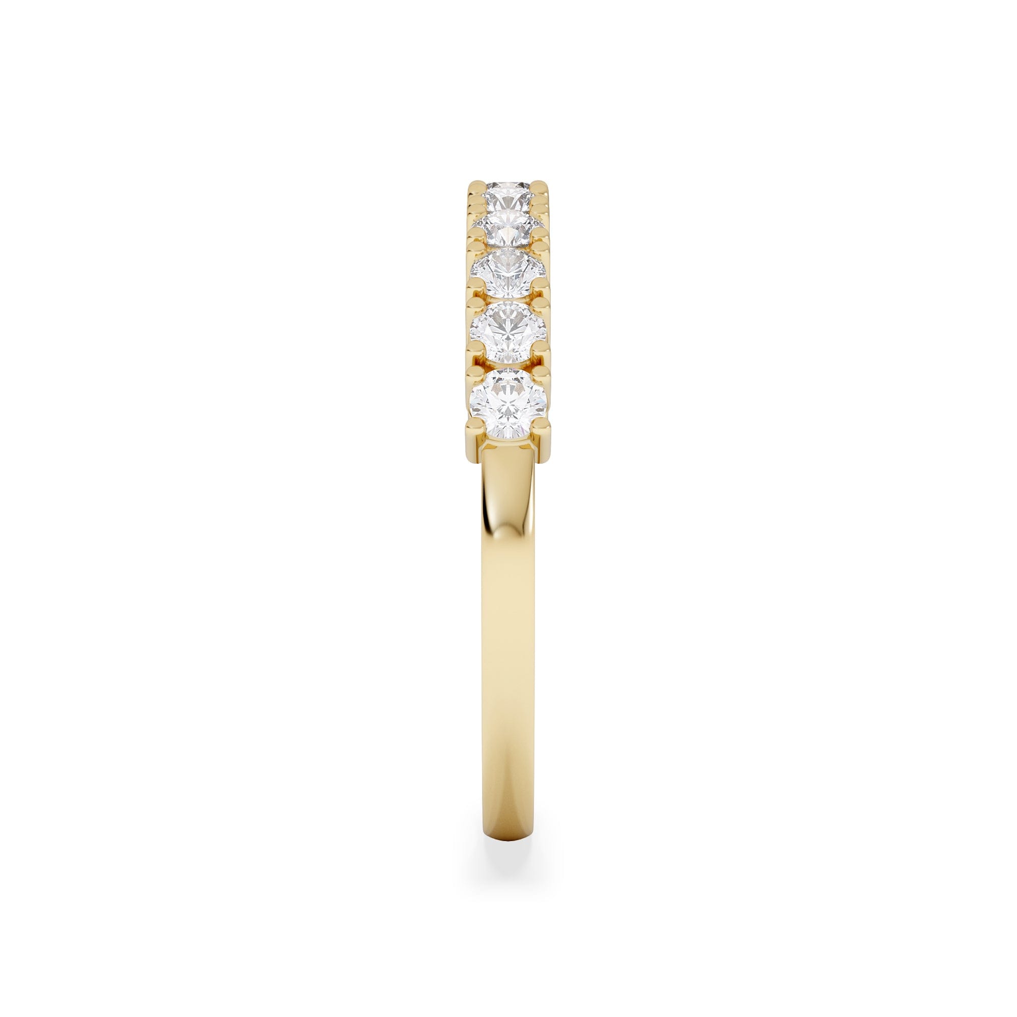 Diamond Twilight Lab Diamond 0.50ct H/SI Half Eternity Ring in 9K Gold