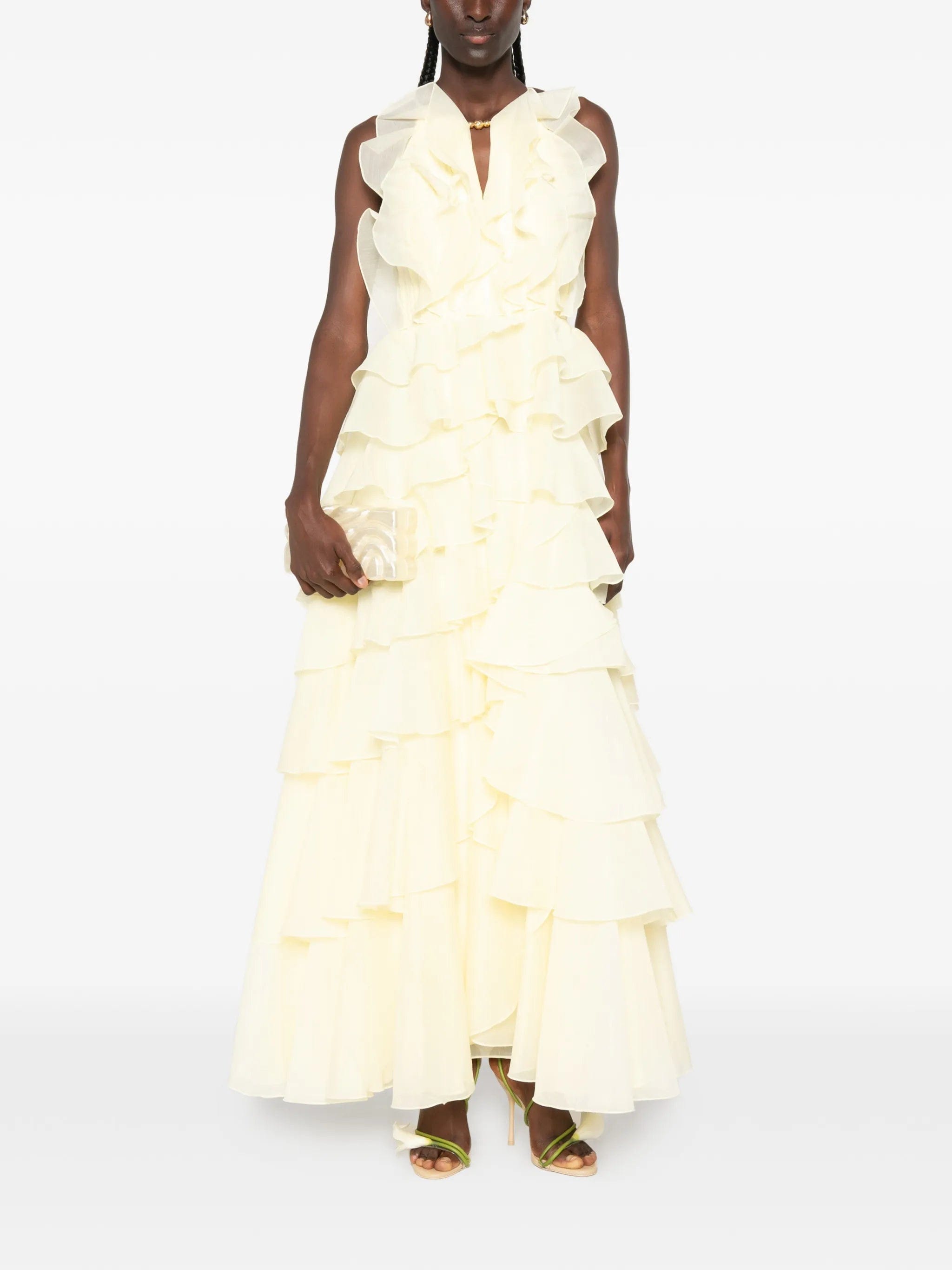 Aje Cleo ruffled maxi dress