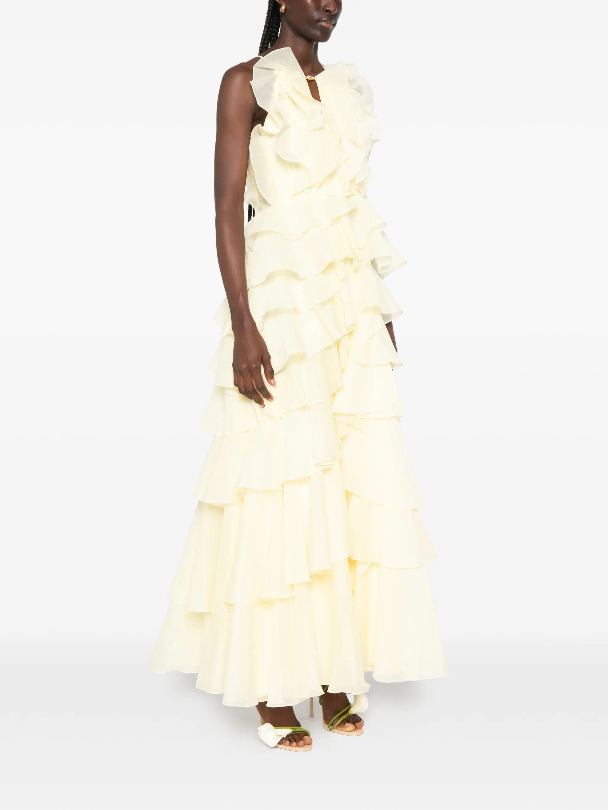 Aje Cleo ruffled maxi dress