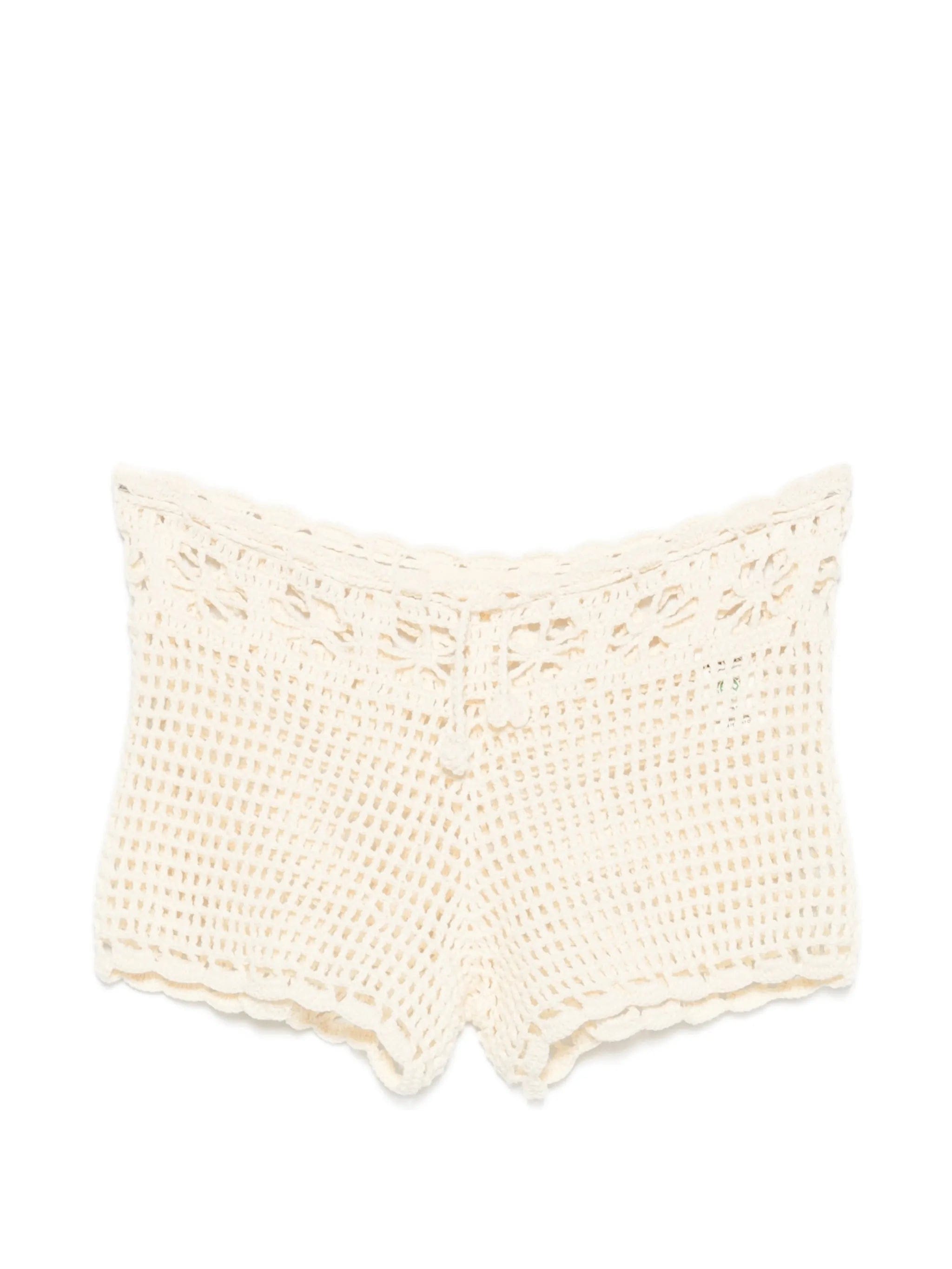 TERRY Puesto Lido crochet - knit shorts
