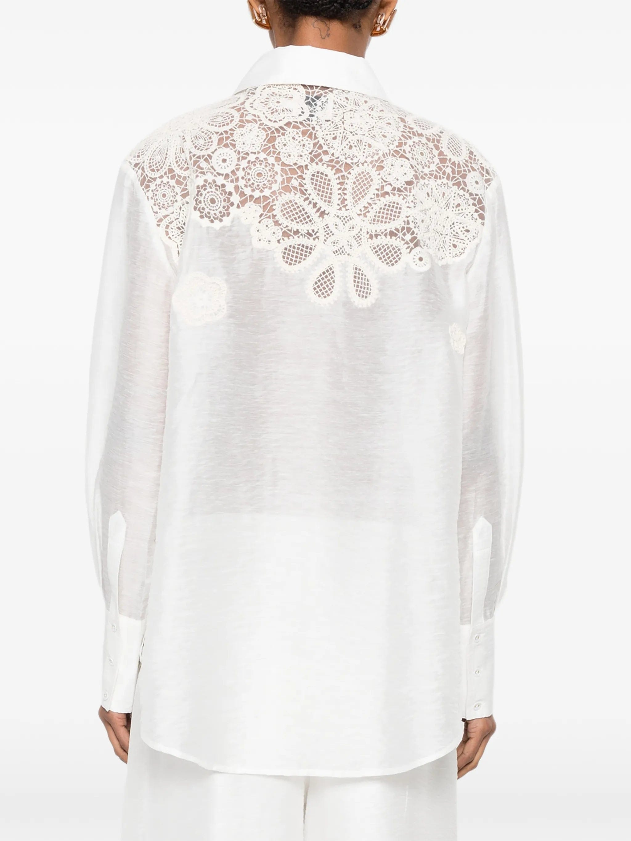 Aje Gia embroidered shirt