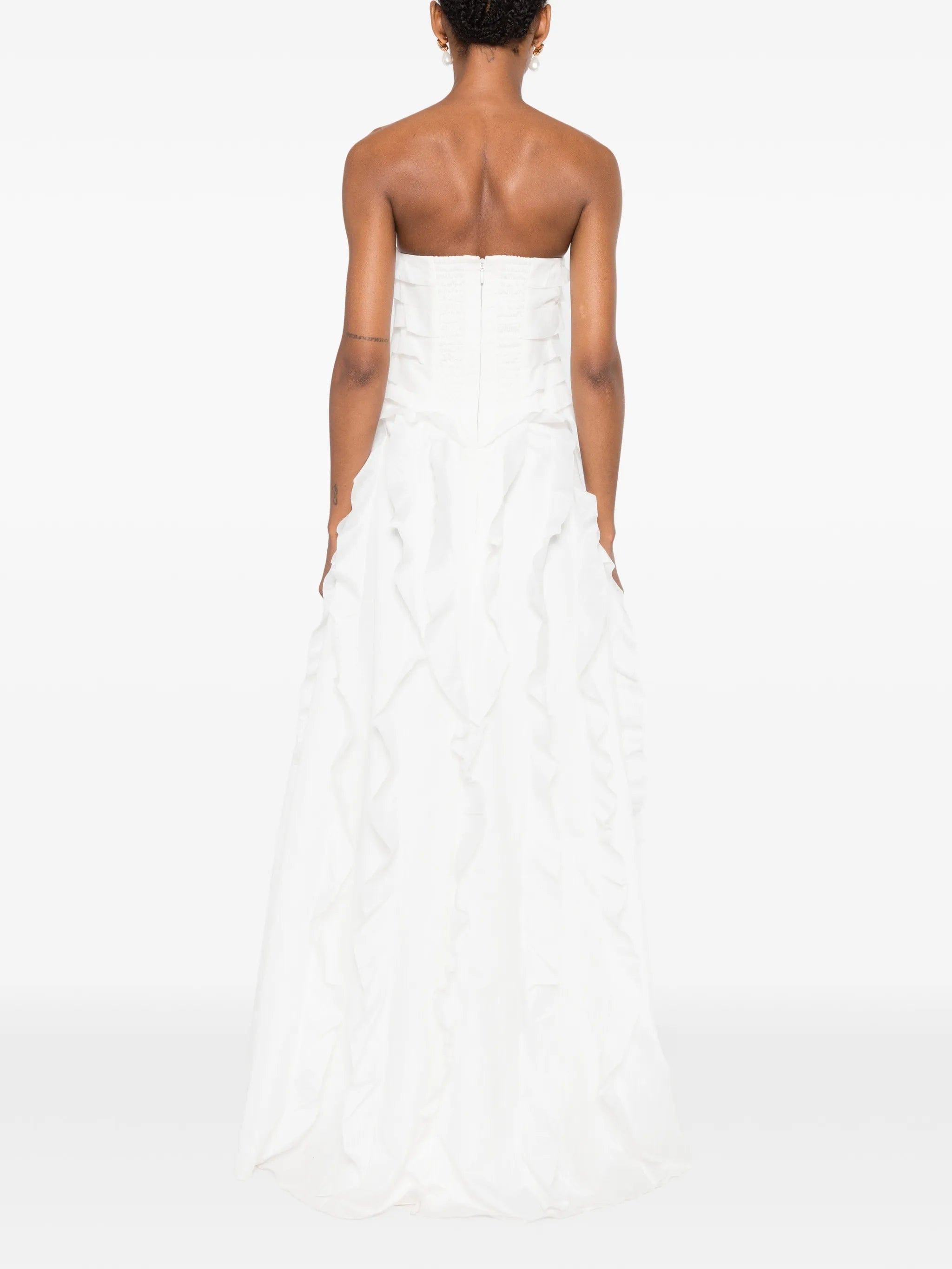 Aje Allairie ruffled gown
