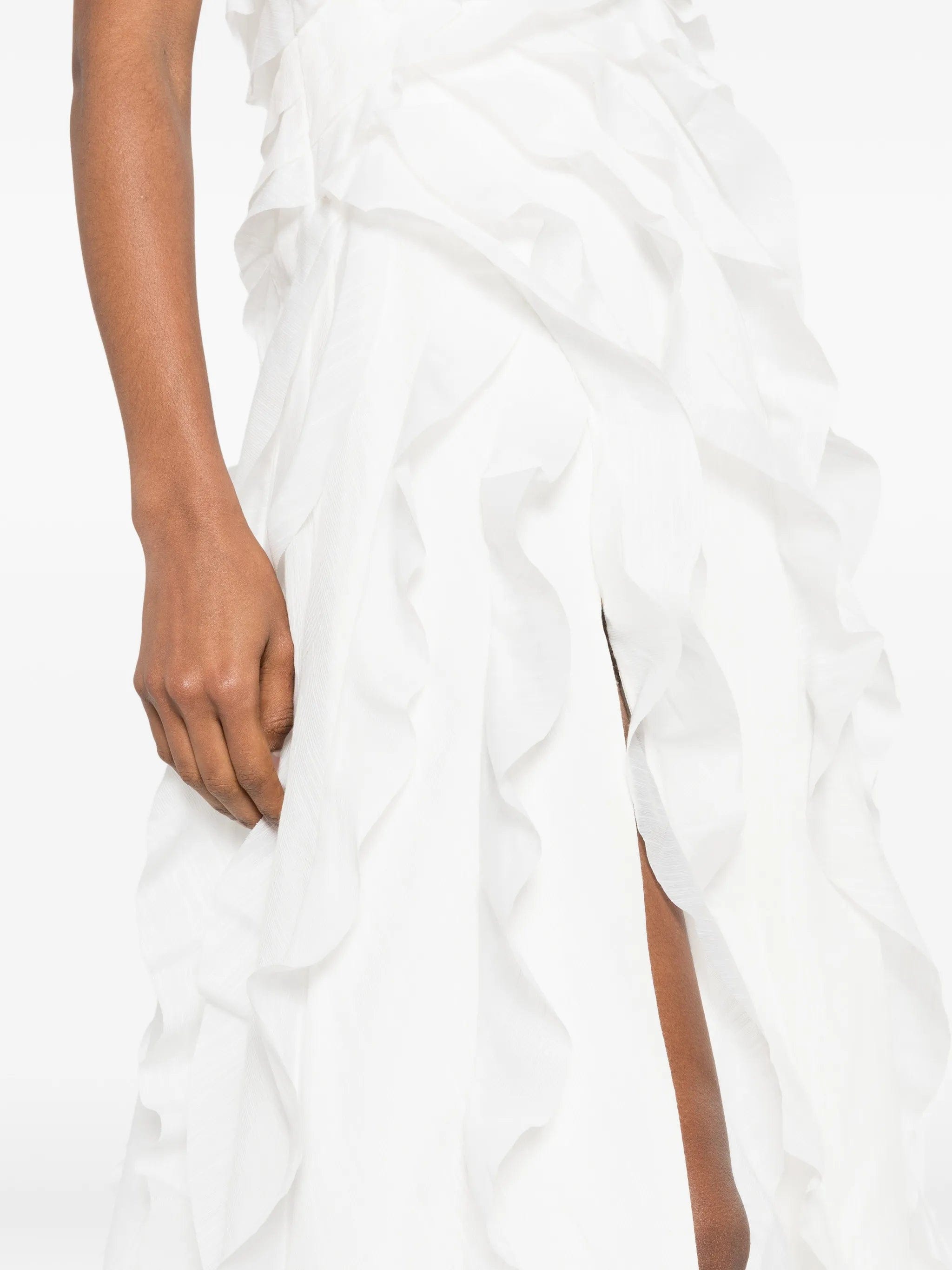 Aje Allairie ruffled gown