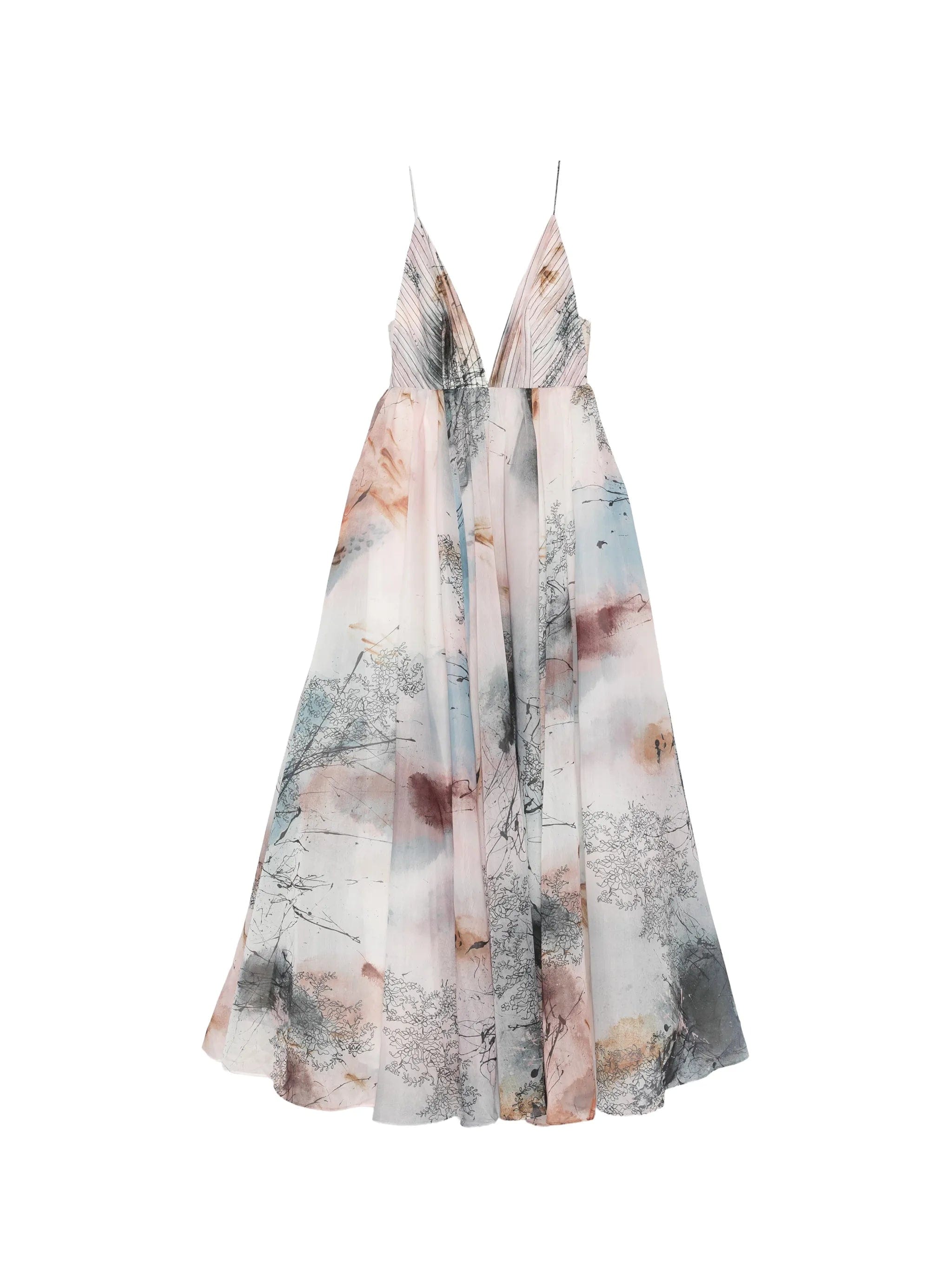 Aje Avery Avery abstract - print gown