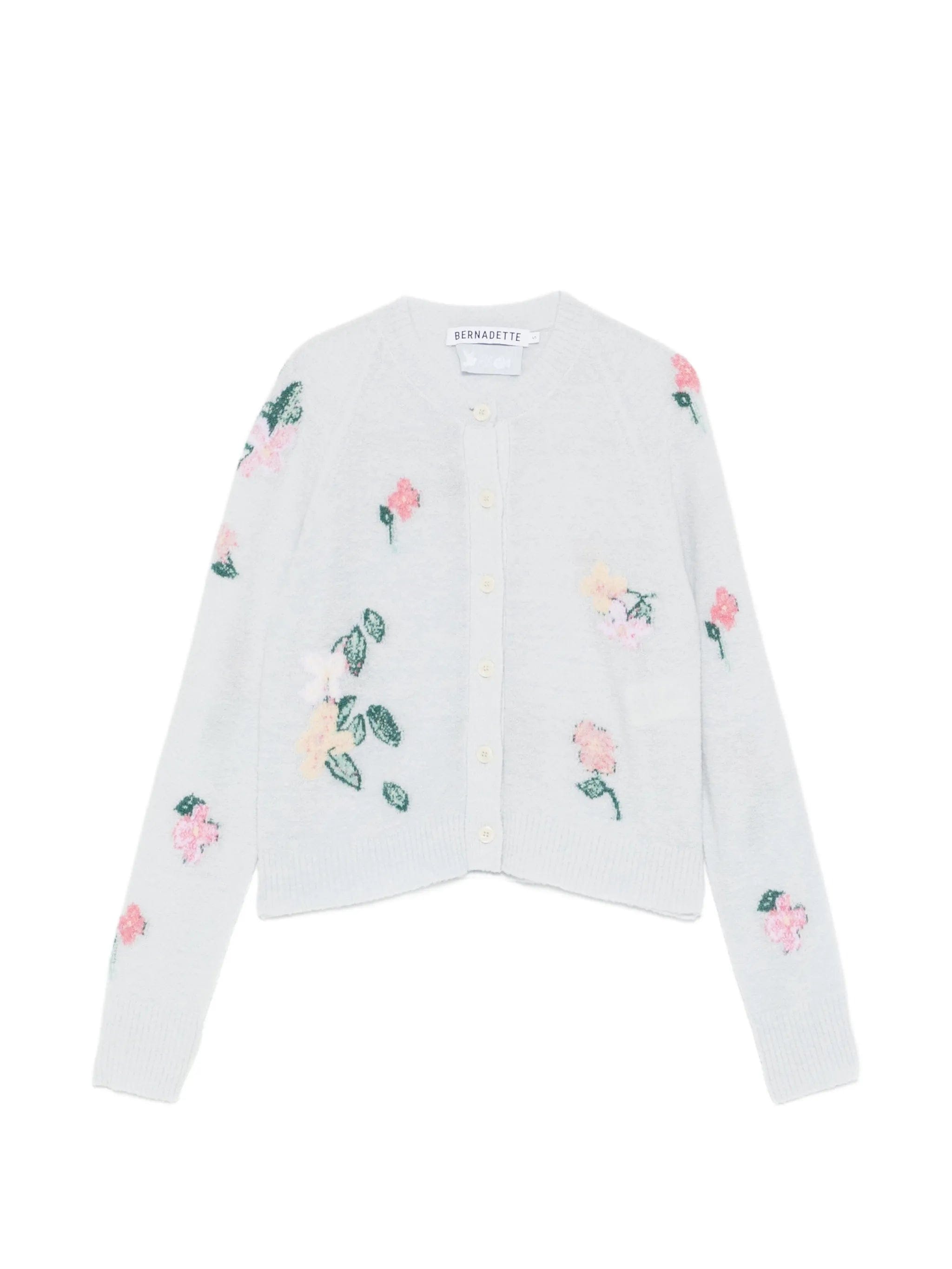 Bernadette Clemence floral - intarsia cardigan