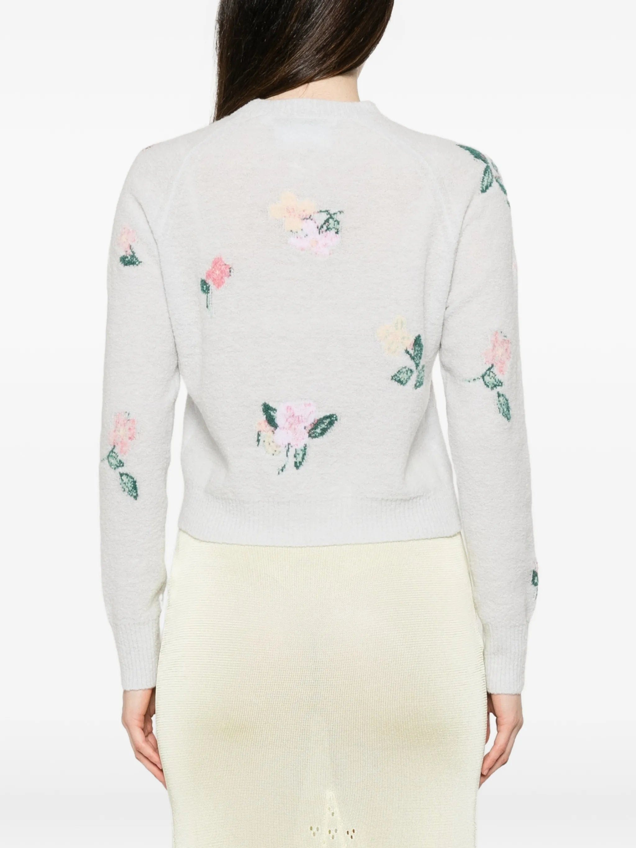 Bernadette Clemence floral - intarsia cardigan