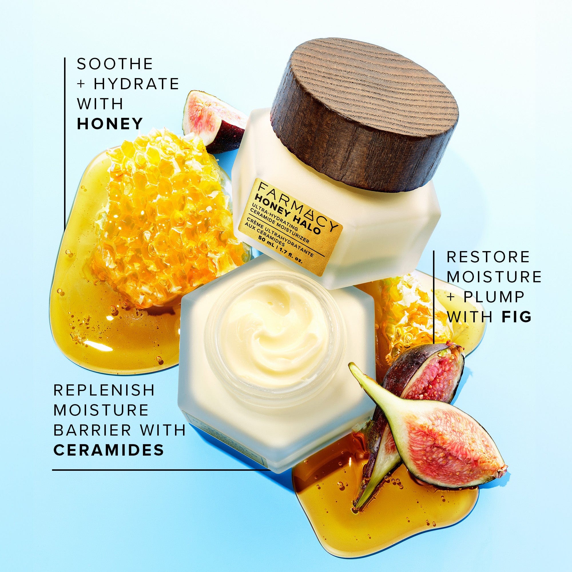 Farmacy Beauty Honey Halo Ultra - Hydrating Ceramide Moisturizer Mini