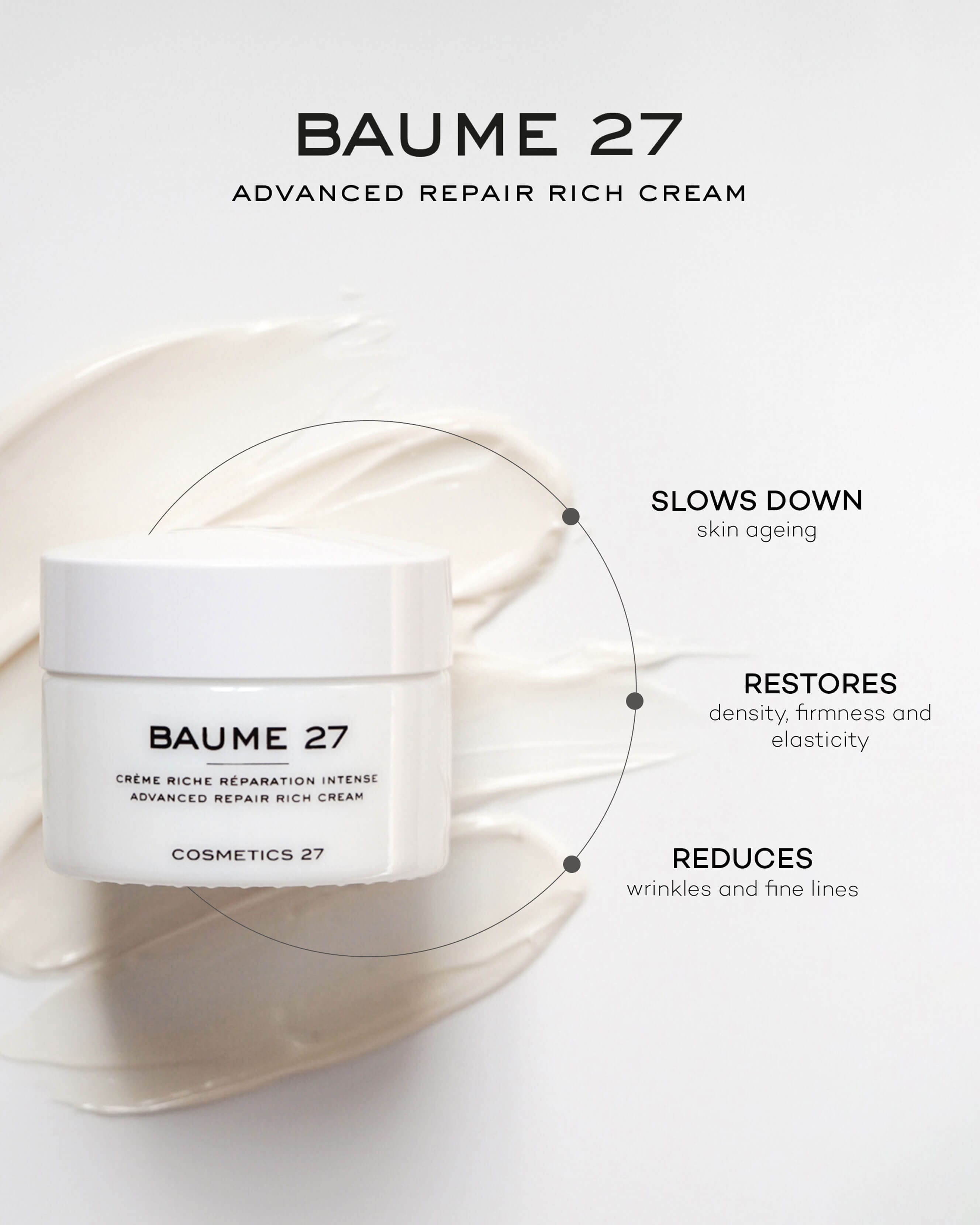 Cosmetics 27 Baume 27 Advanced Repair Rich Cream