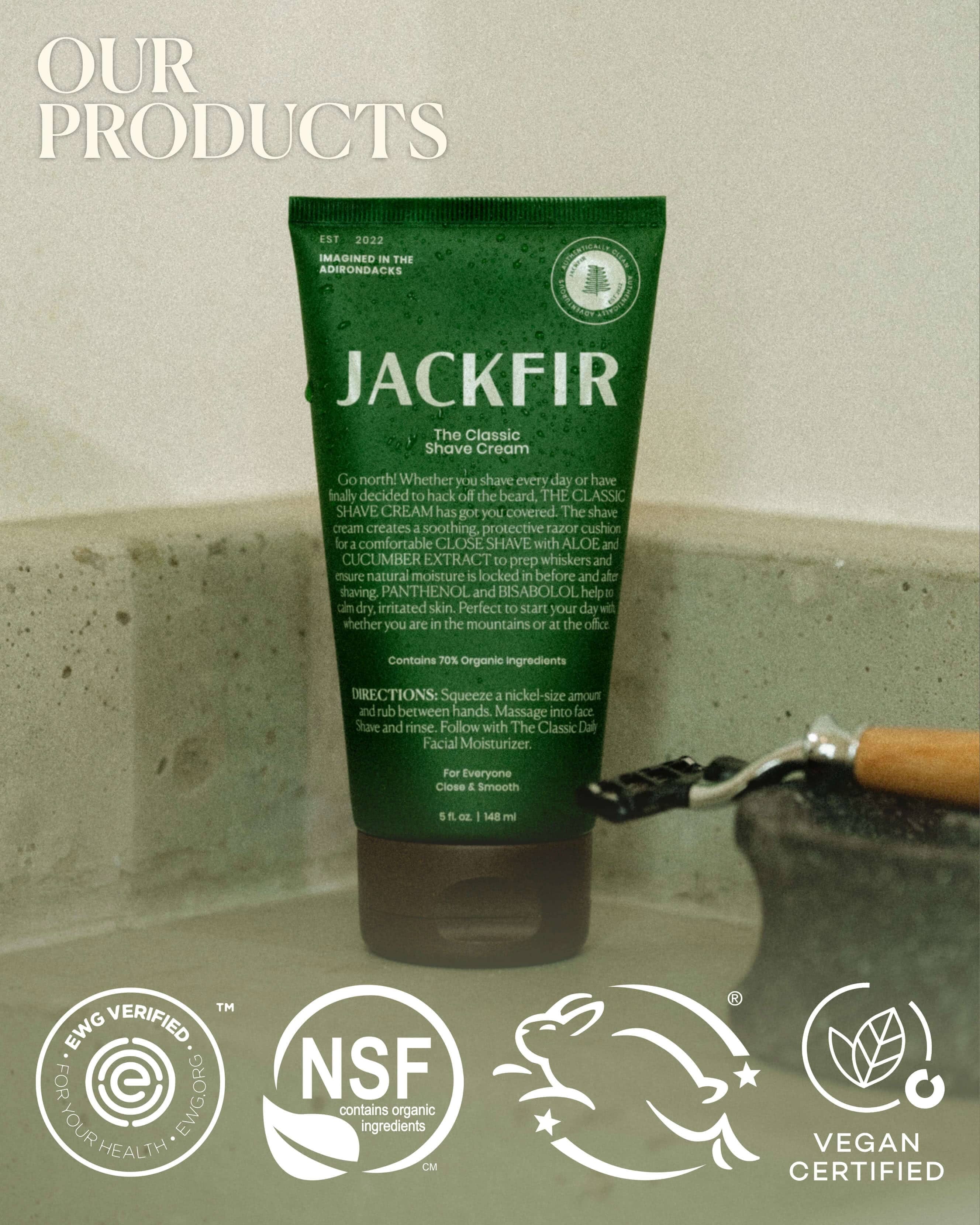 Jackfir The Classic Shave Cream