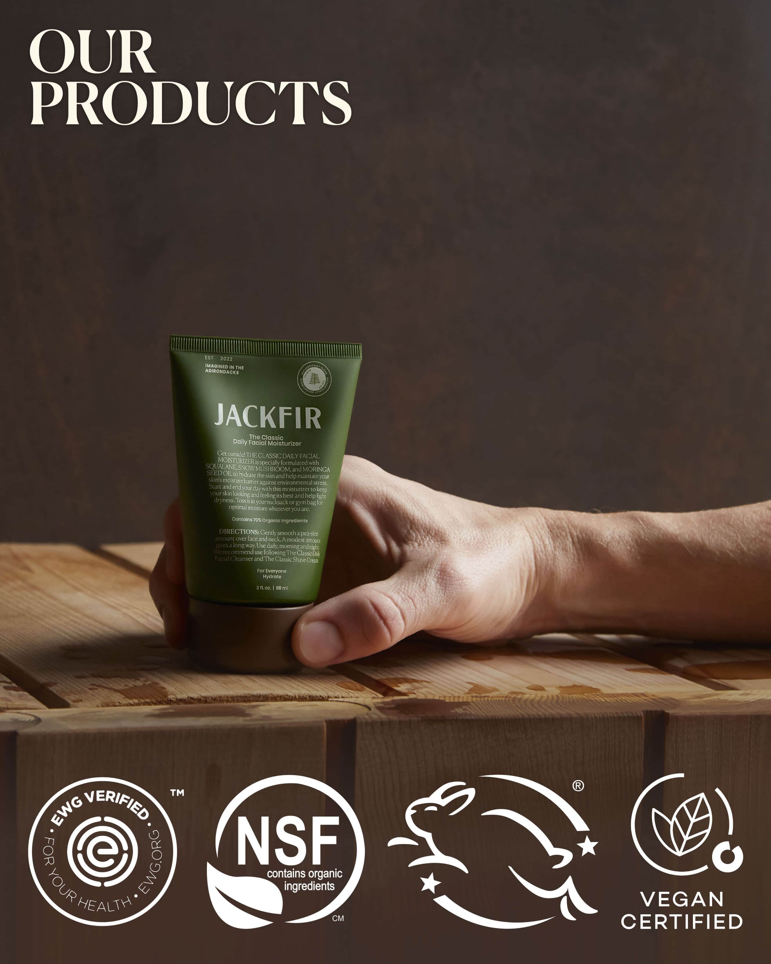 Jackfir The Classic Daily Facial Moisturizer