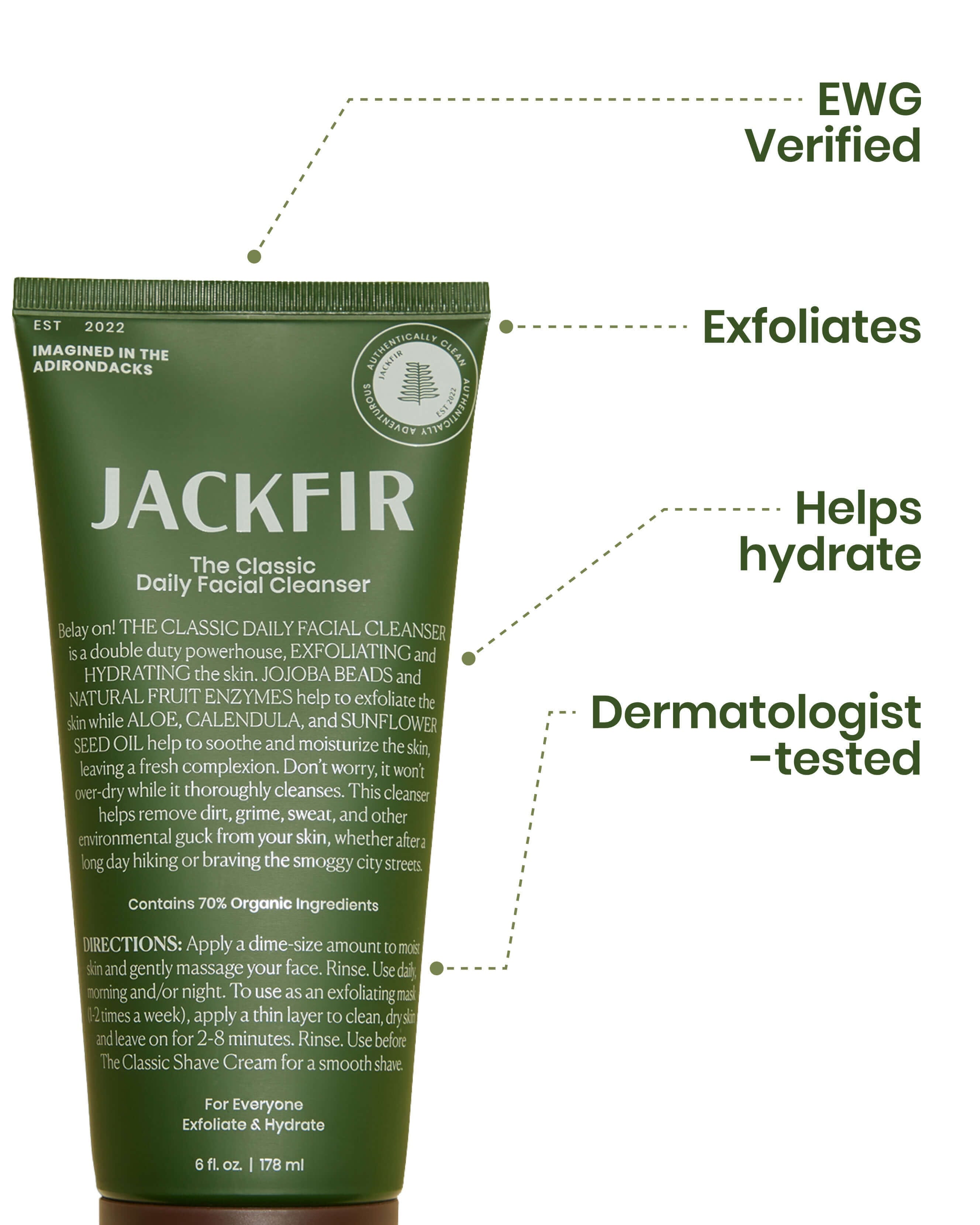 Jackfir The Classic Daily Facial Cleanser