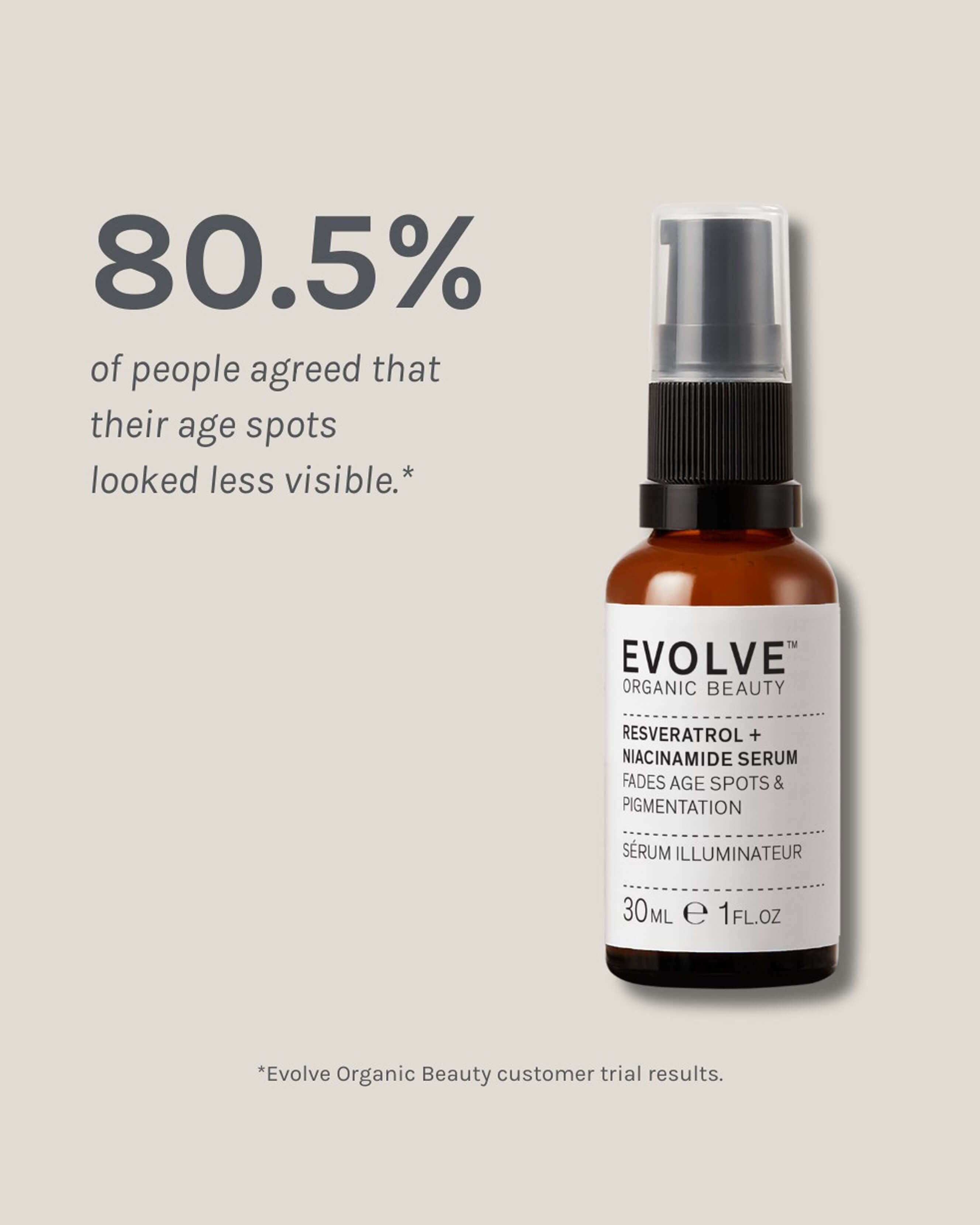Evolve Organic Beauty Resveratrol + Niacinamide Serum