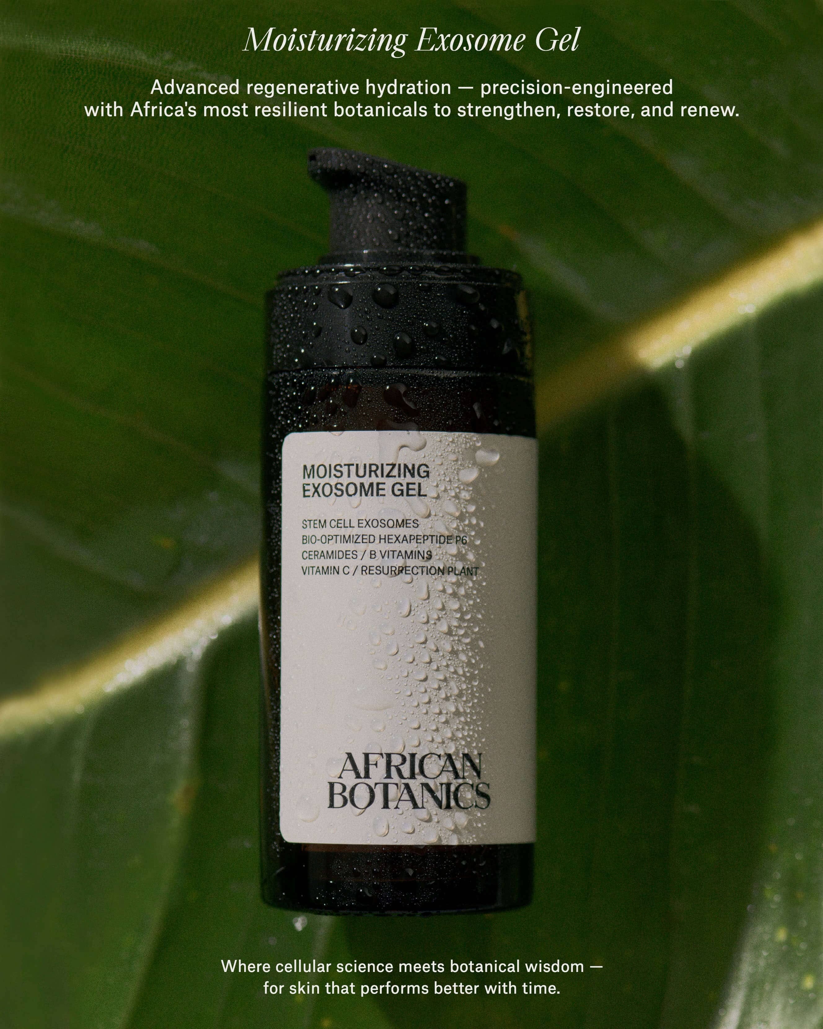 African Botanics Moisturizing Exosome Advanced Regenerative Gel Moisturizer
