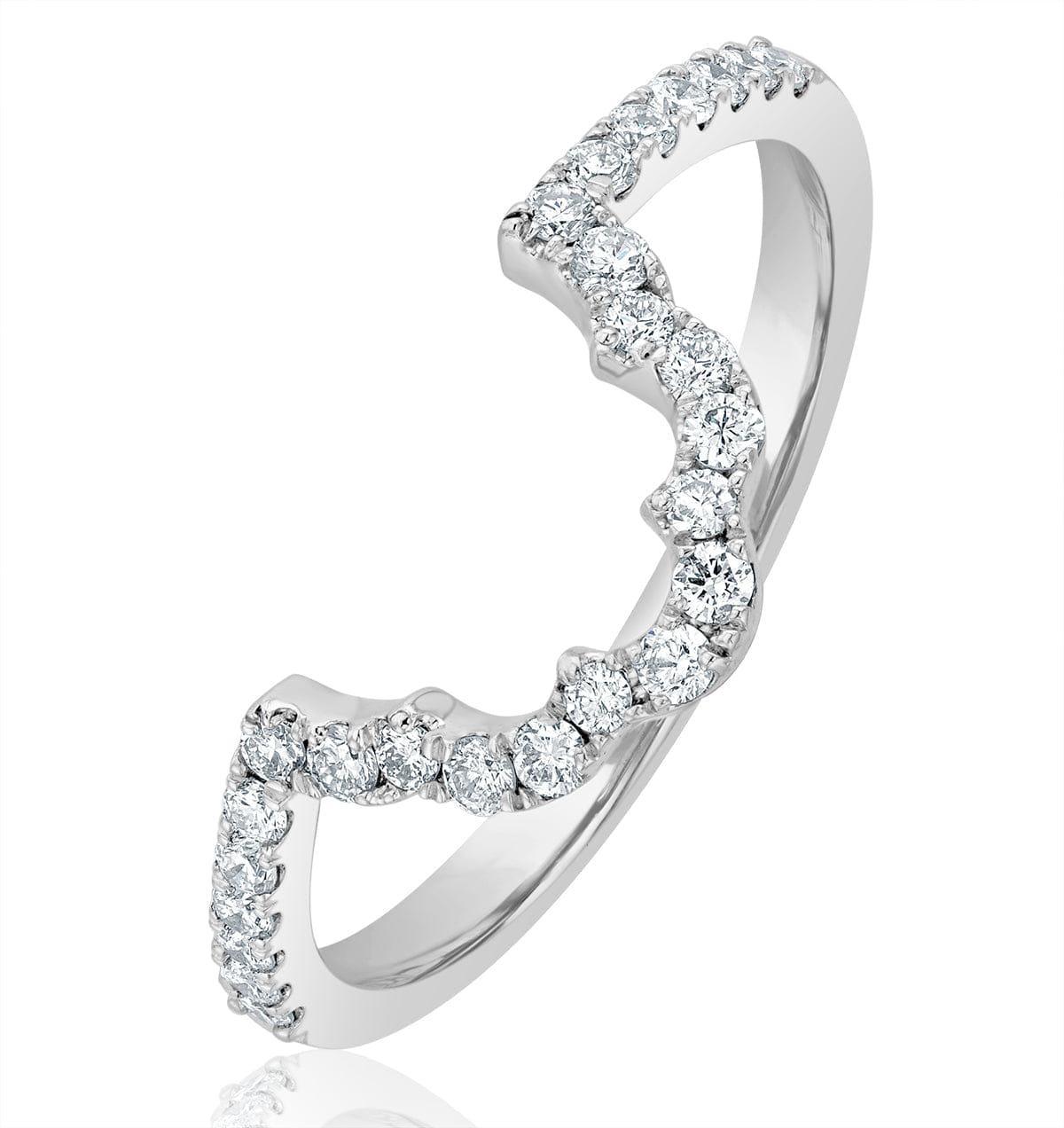 Diamond FET27 Matching Wedding Band Diamond 0.30ct H/Si in Platinum