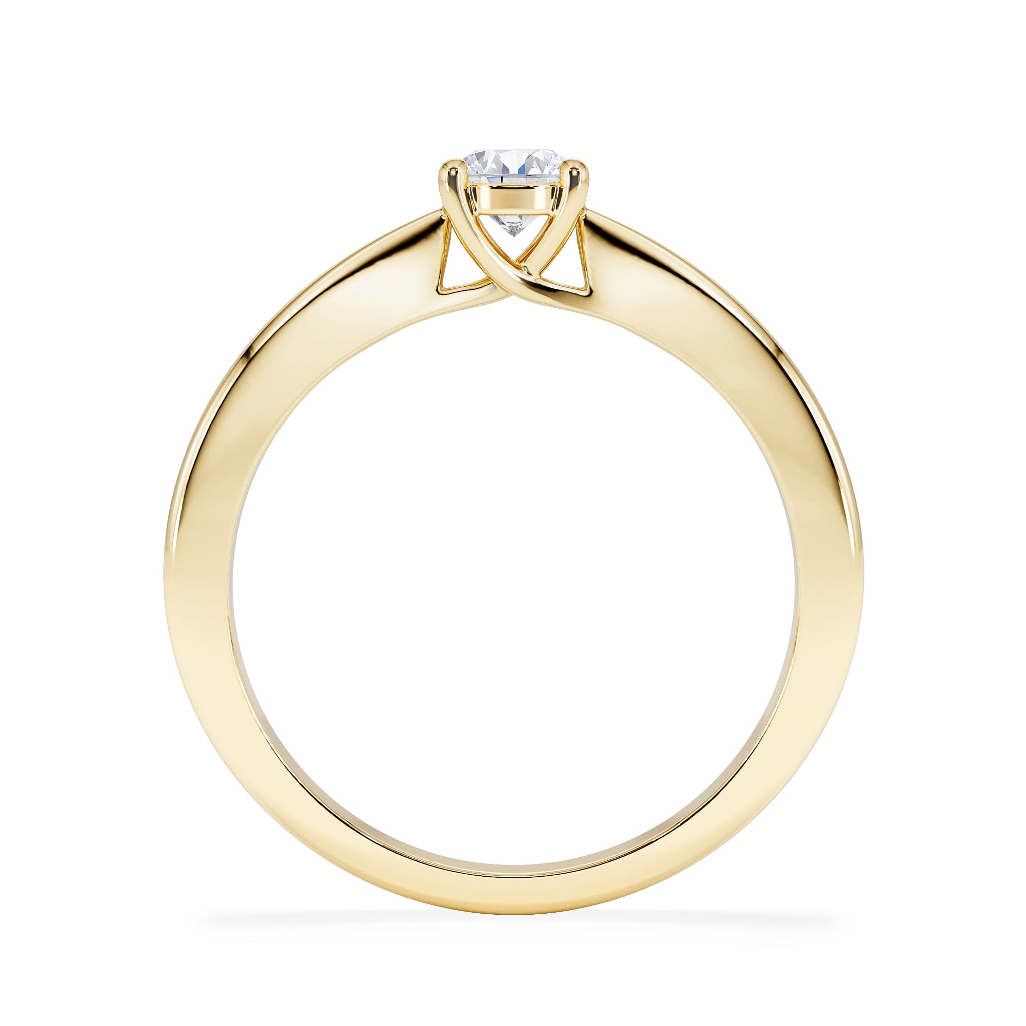 Diamond Naomi Lab Diamond Engagement Ring 0.33ct H/Si in 9K Gold