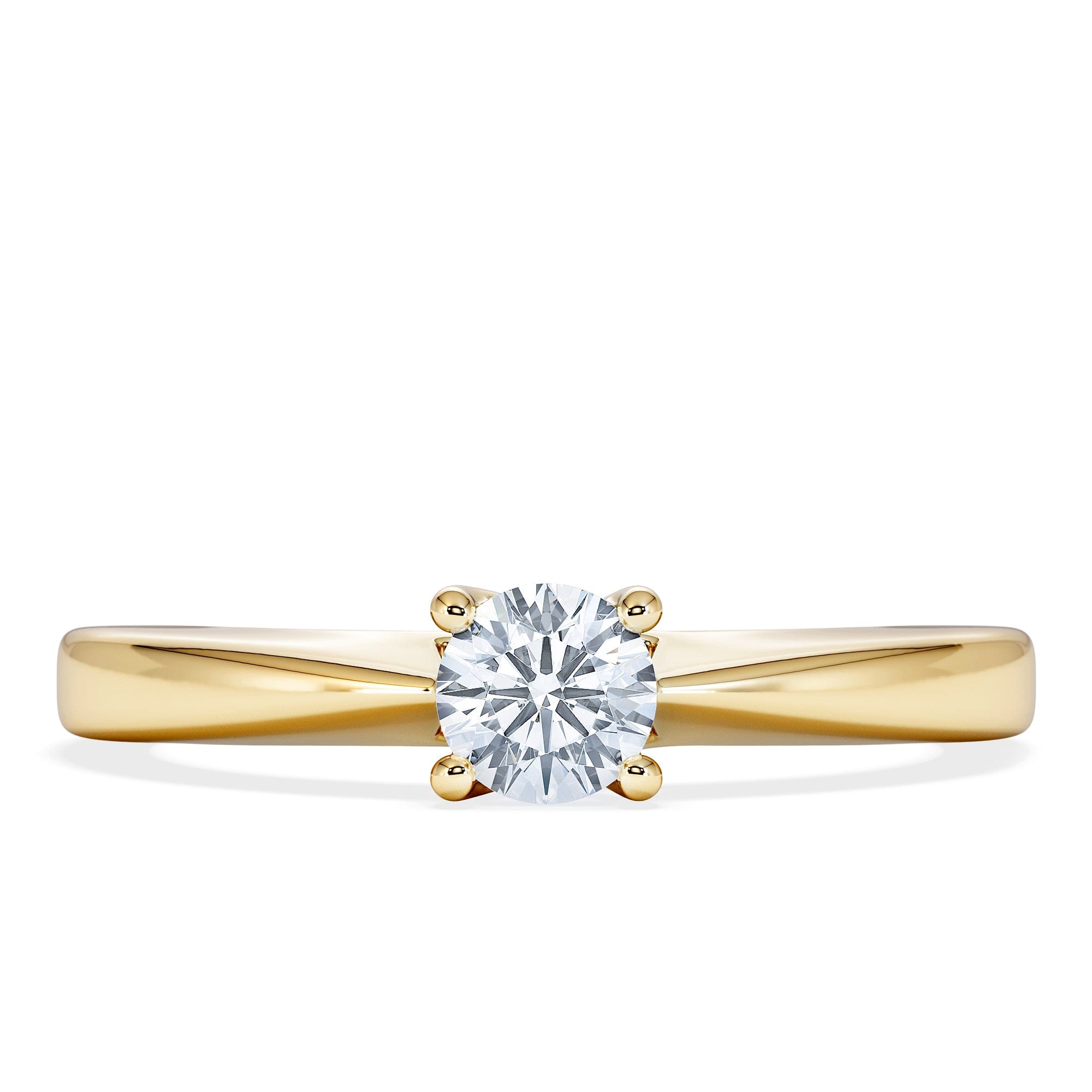 Diamond Naomi Lab Diamond Engagement Ring 0.33ct H/Si in 9K Gold