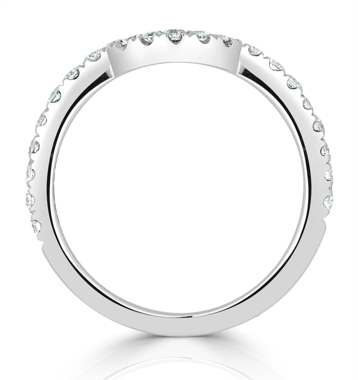 Diamond Diana Matching Wedding Band 0.40 ct G/Si Diamond in Platinum