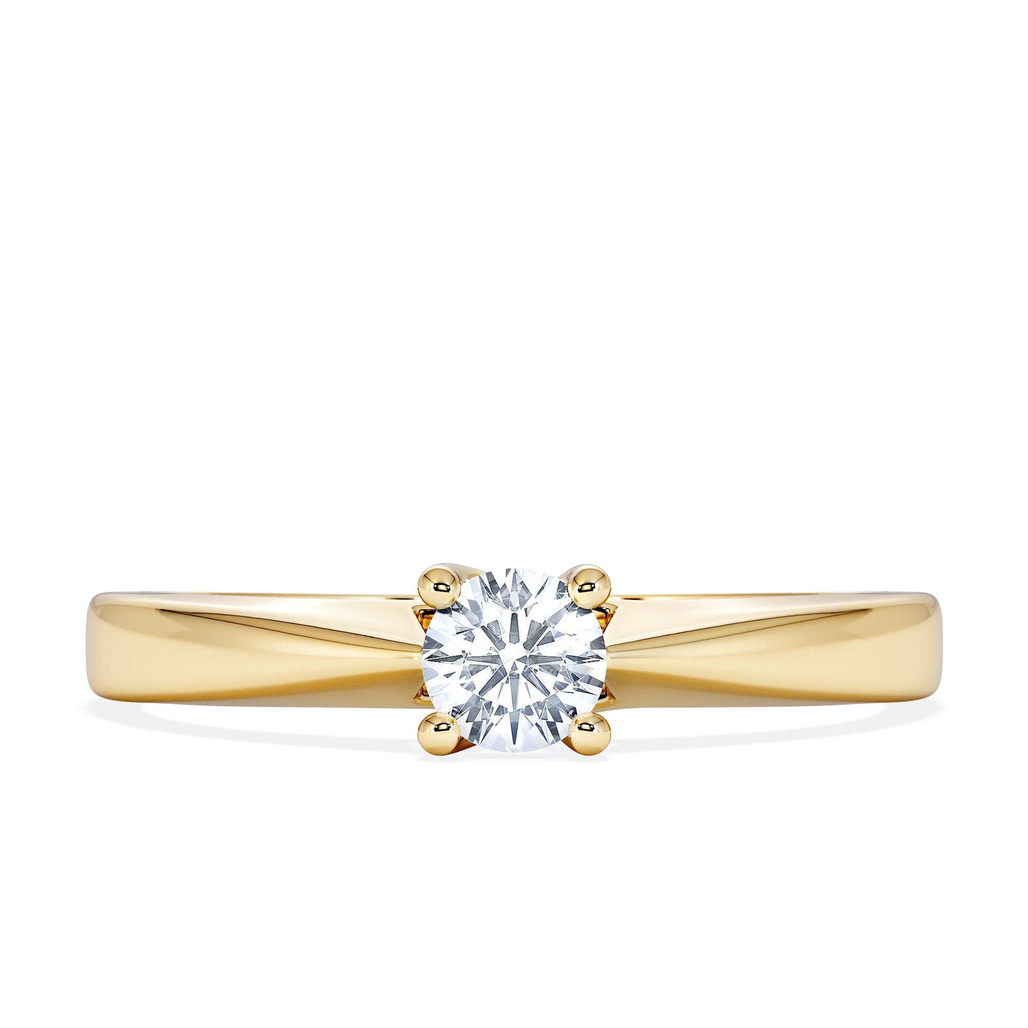Diamond Naomi Lab Diamond Engagement Ring 0.25ct H/Si in 9K Gold
