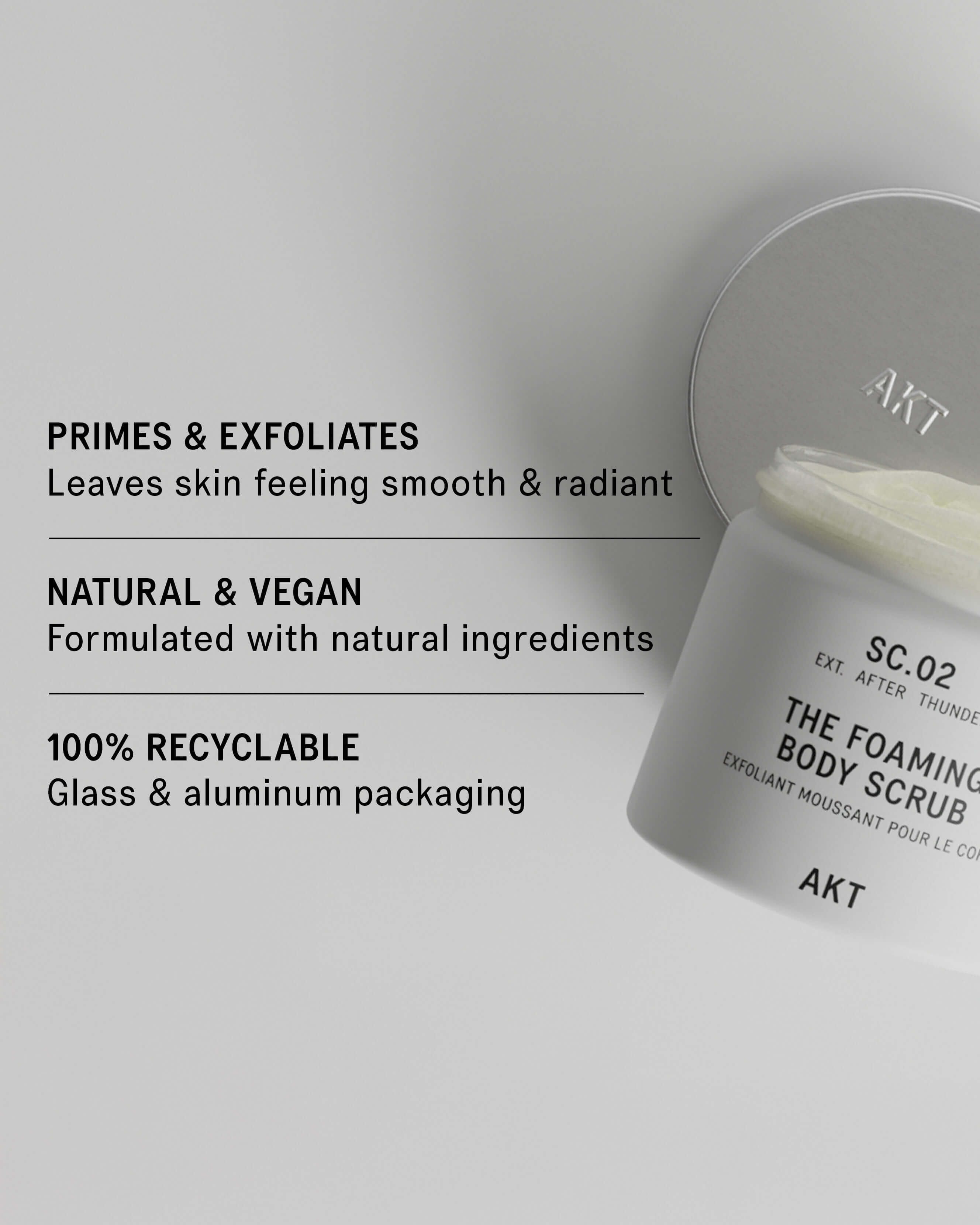 AKT The Foaming Body Scrub SC.02 After Thunder