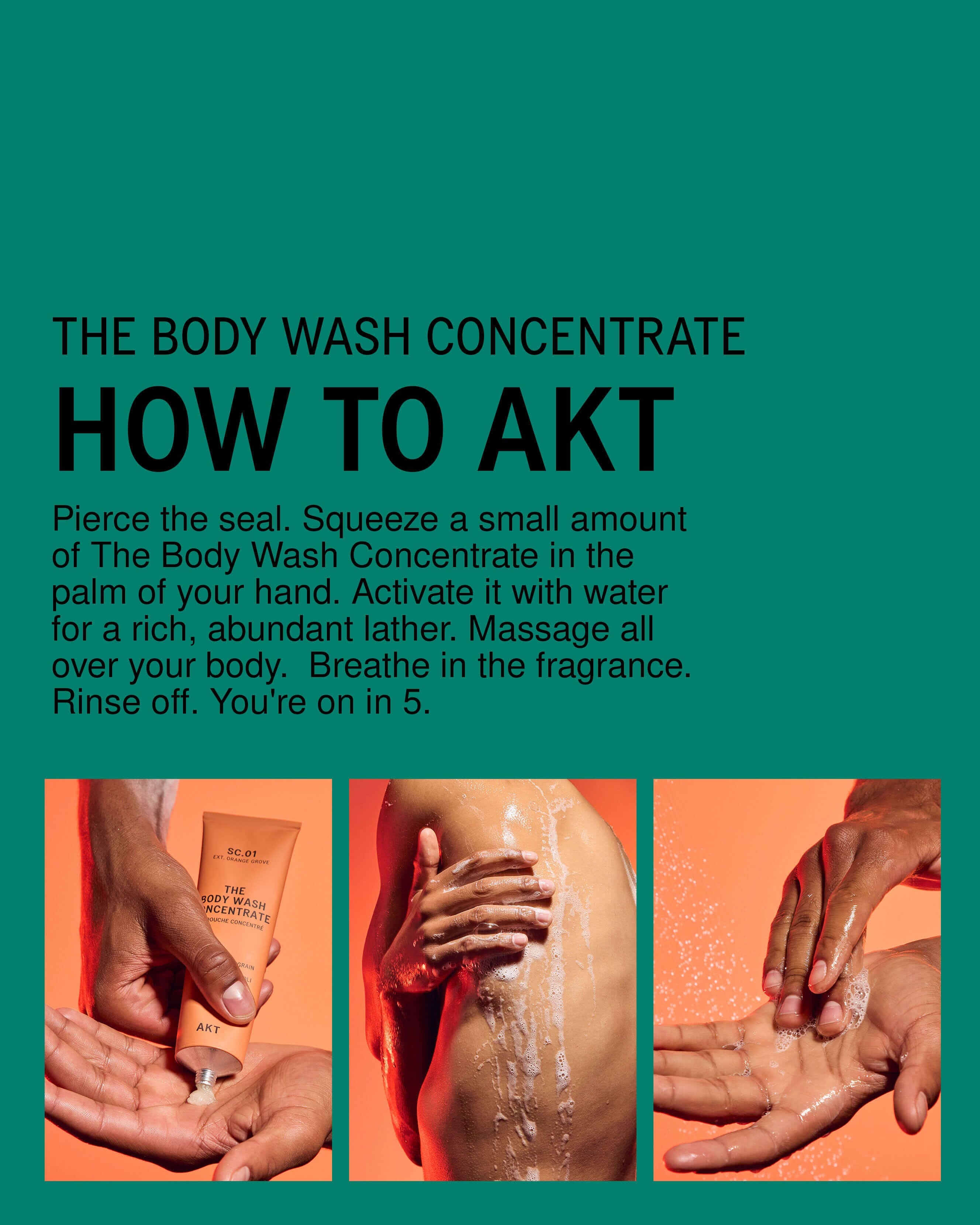 AKT The Body Wash Concentrate SC.04 Halcyon Summers