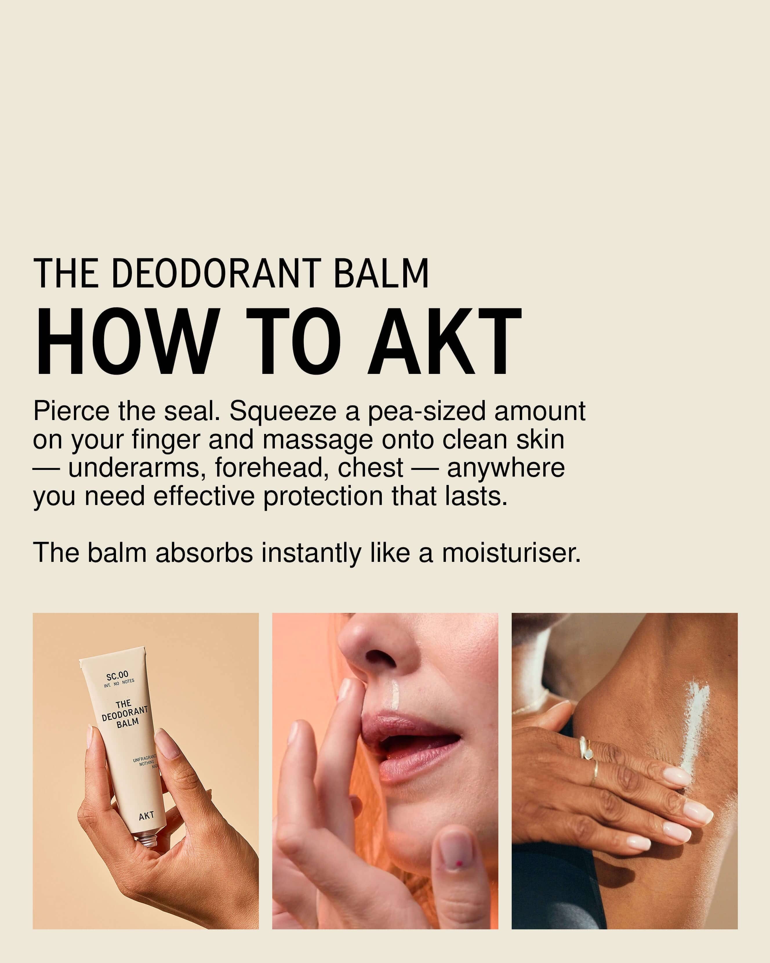 AKT The Deodorant Balm SC.00 No Notes (unscented)