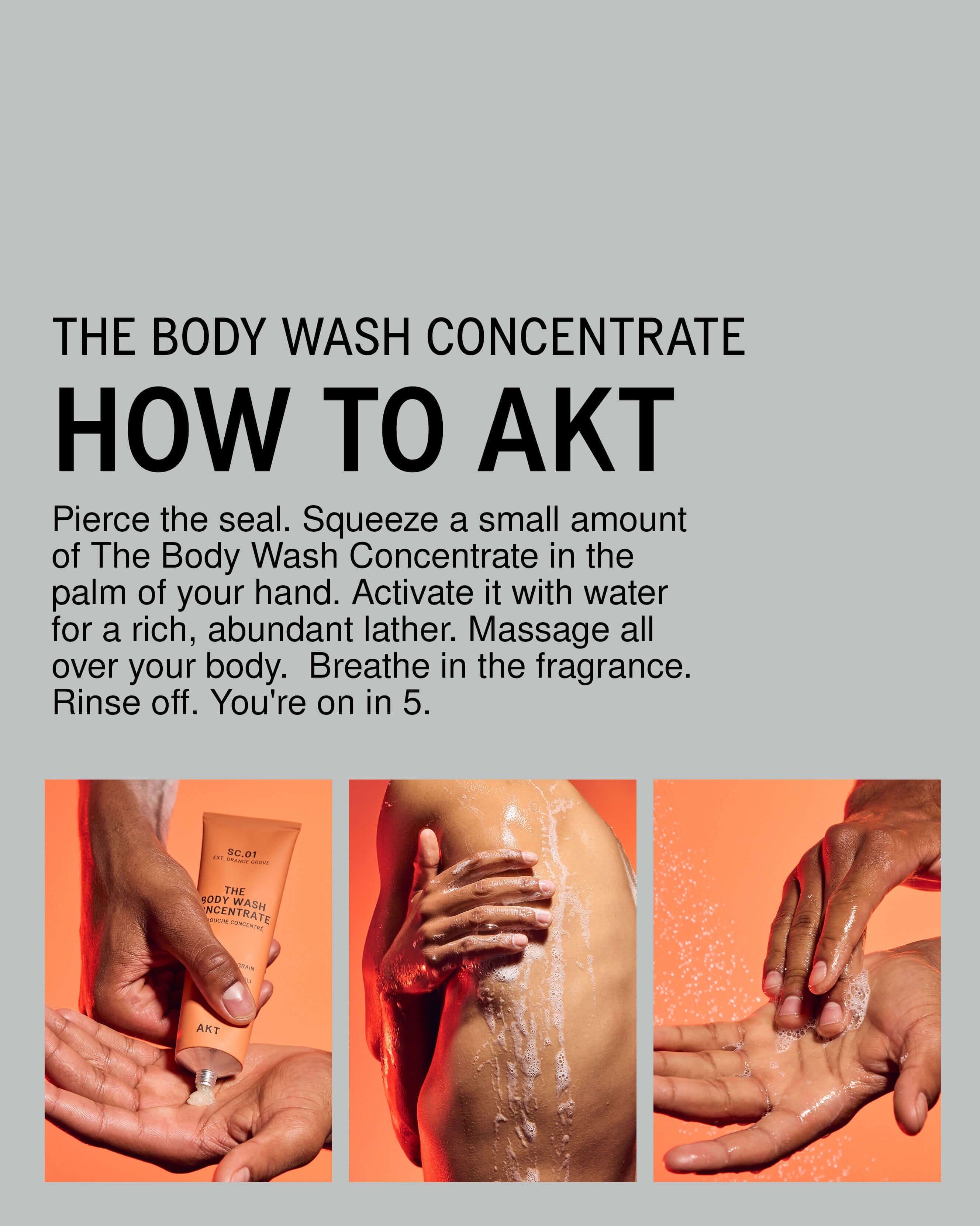 AKT The Body Wash Concentrate SC.02 After Thunder