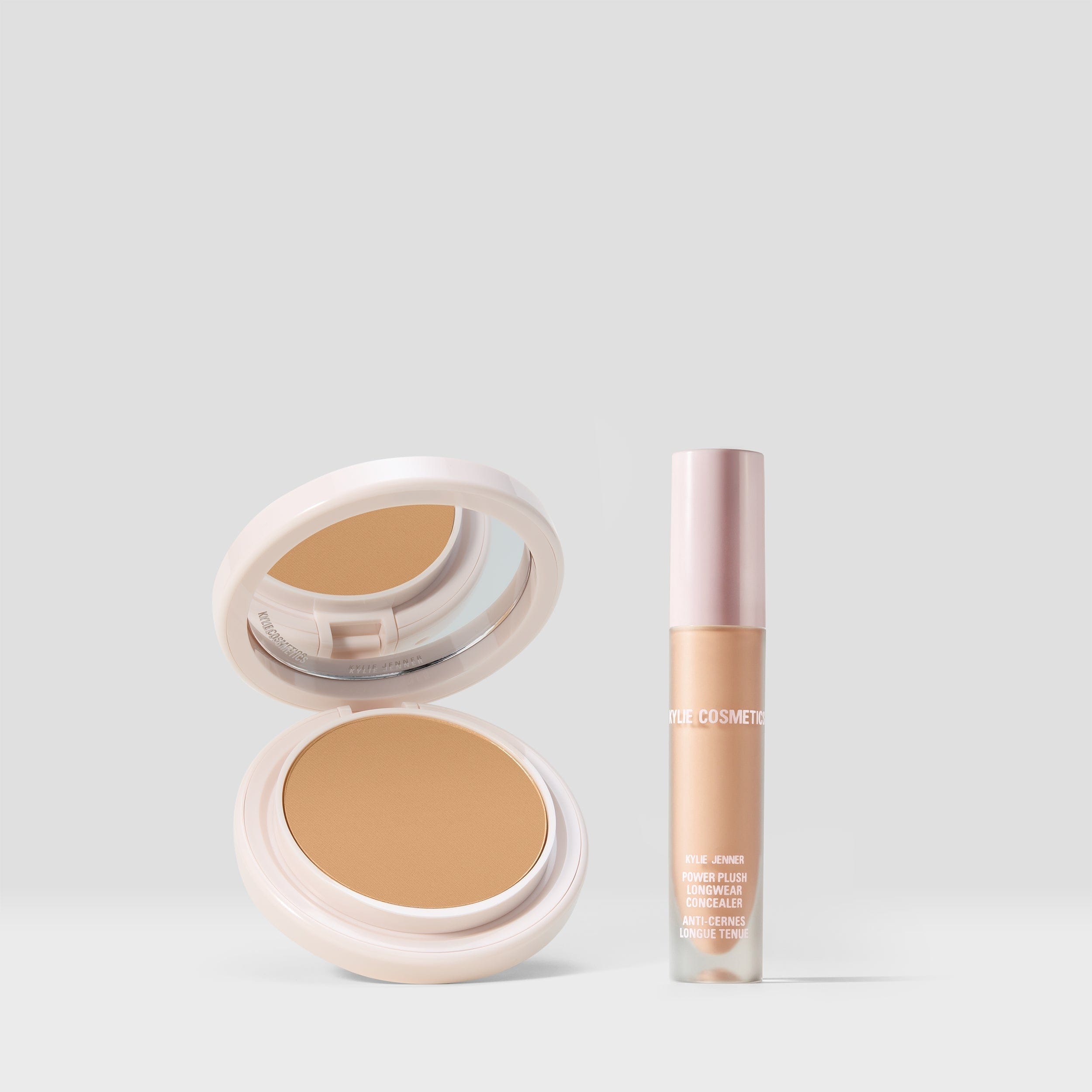 Kylie-Cosmetics Natural Blur Powder Foundation & Power Plush Concealer Duo
