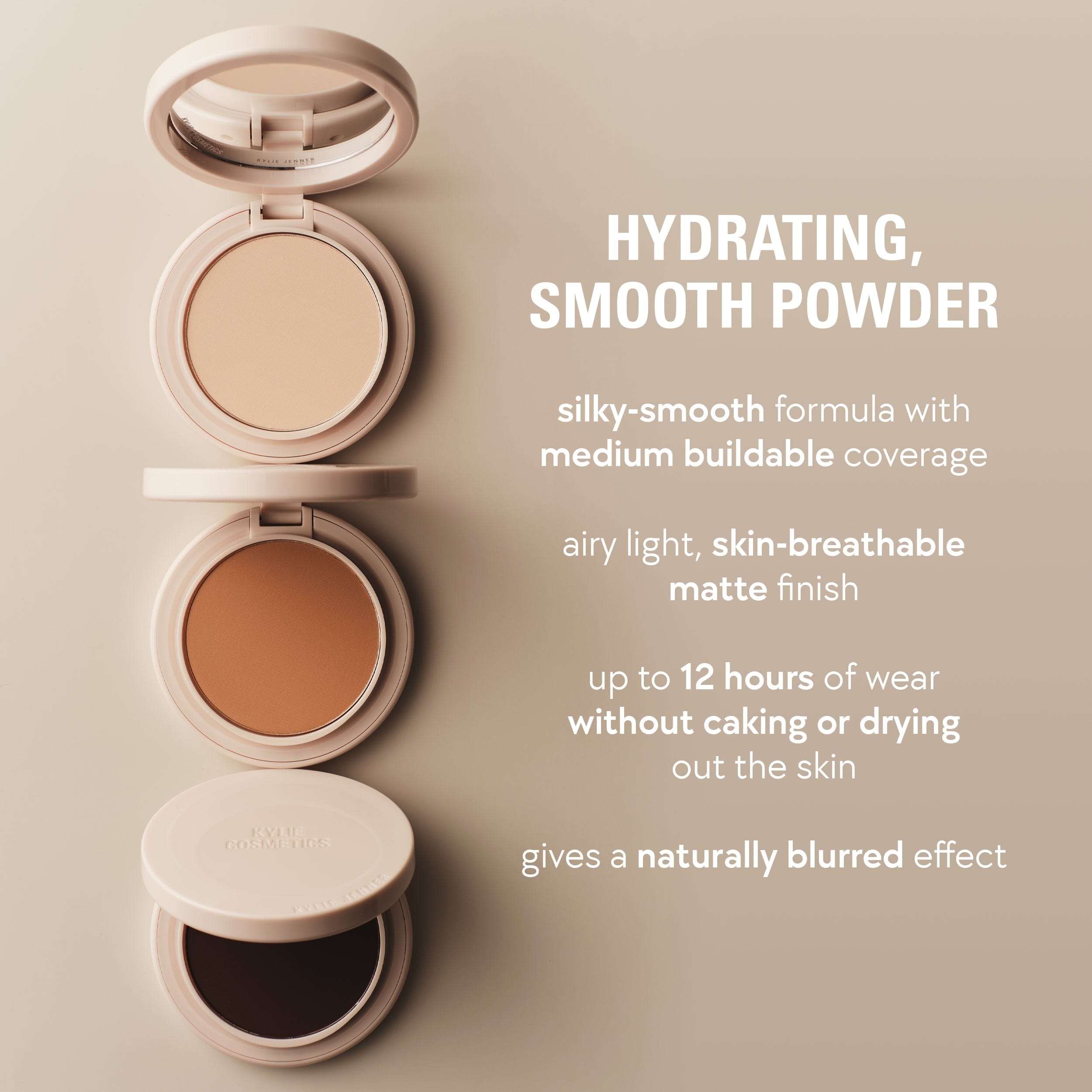 Kylie-Cosmetics Natural Blur Powder Foundation & Power Plush Concealer Duo