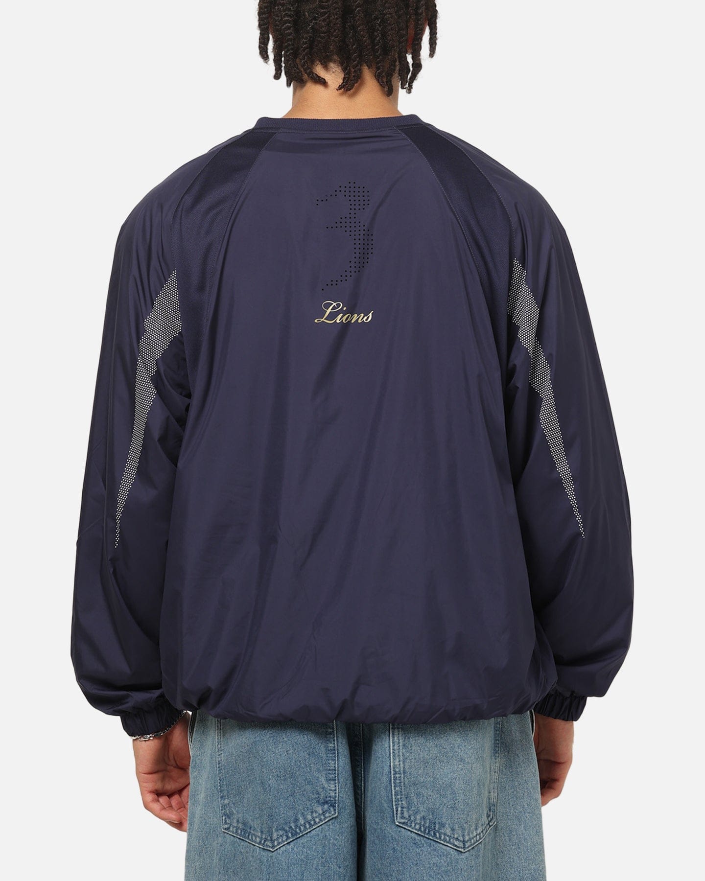 Majestic Athletic England Nylon Crewneck Navy
