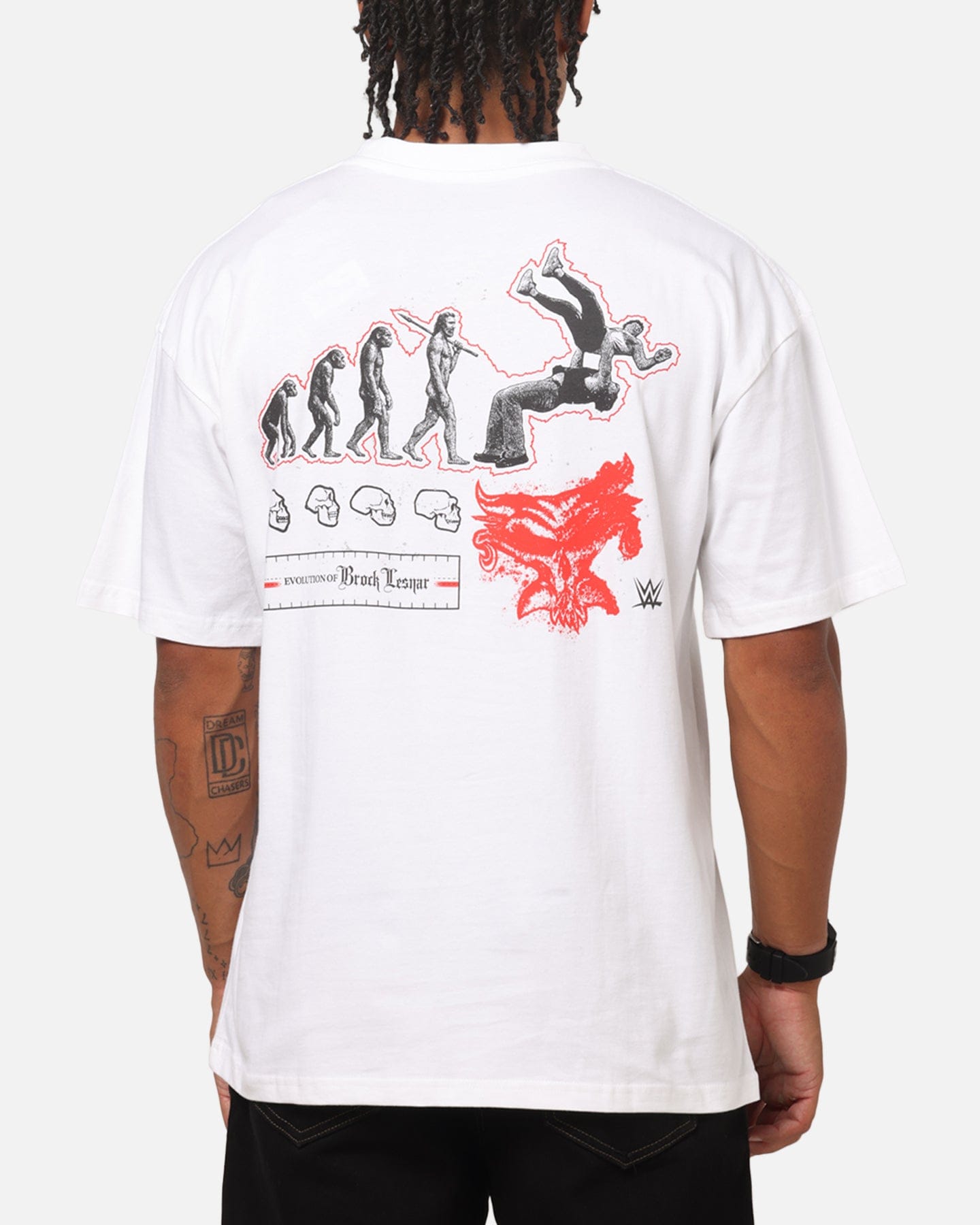 73studio x WWE Brock Lesner Vintage T - Shirt White