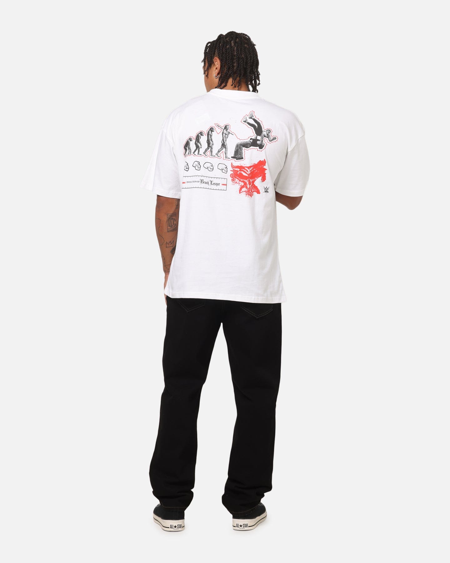 73studio x WWE Brock Lesner Vintage T - Shirt White