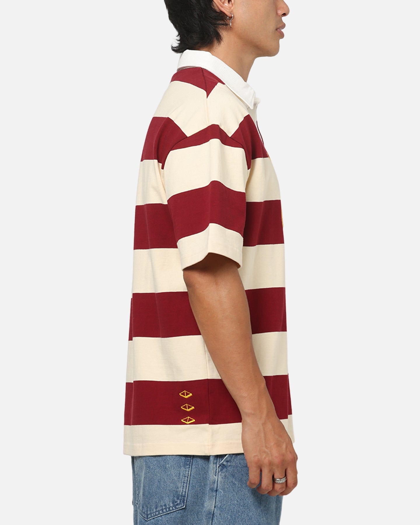 Vouseti Rugby Polo Shirt Burgundy