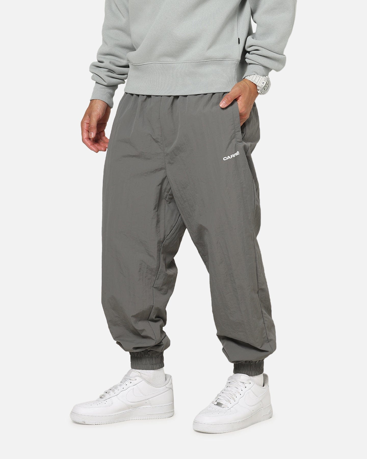 Carre Star Shooter Track Pants Grey Marle