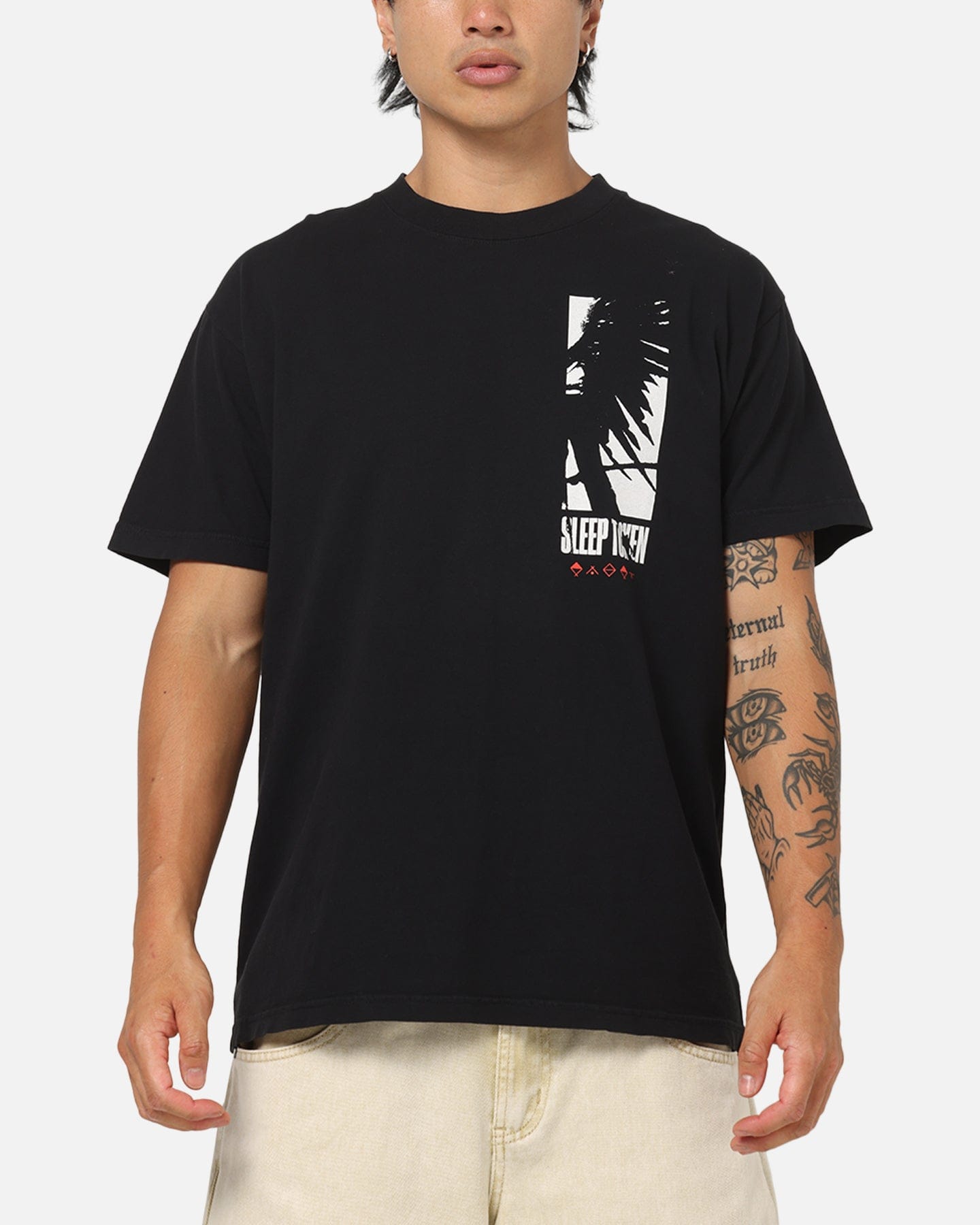 Sleep Token Eden Wings T - Shirt True Black